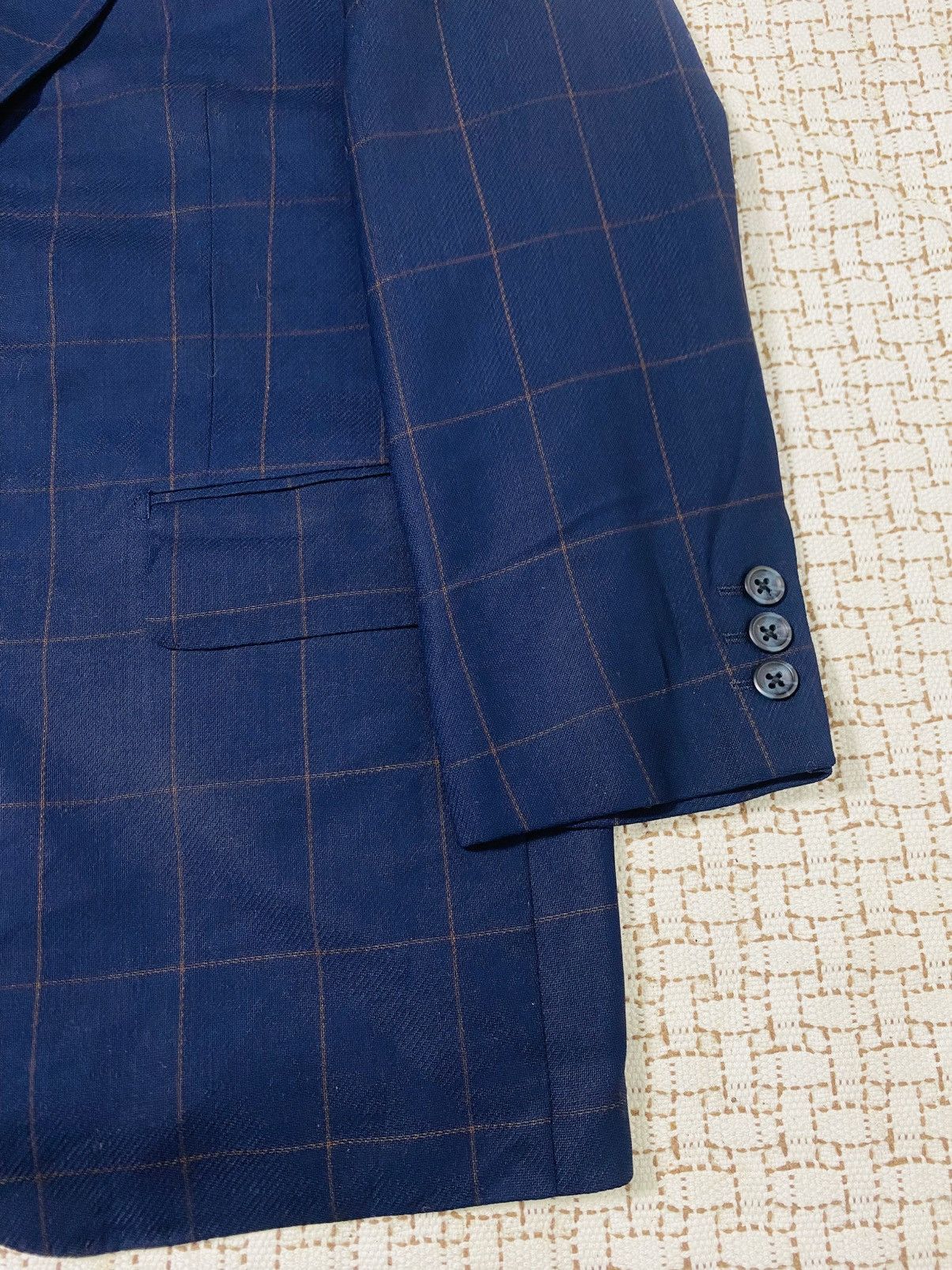 Vintage Rare Vintage 90s Nina Ricci Checkered Blazer Size US S / EU 44-46 / 1 - 7 Thumbnail