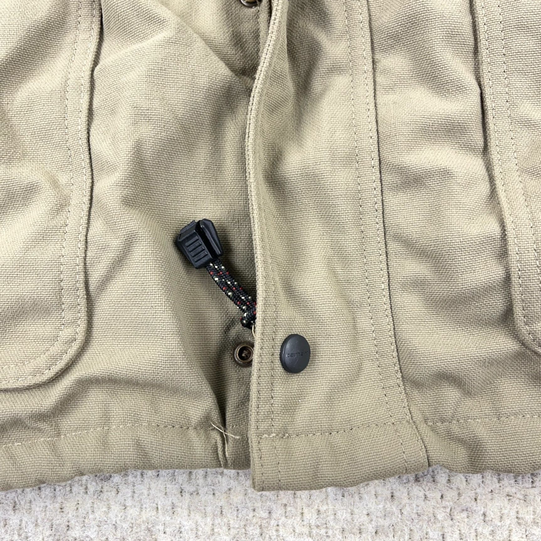 Carhartt VINTAGE Carhartt Jacket Chore Coat Duck Canvas Large C41 Quilted Lined Brown Mens USA 90s Winter Fall Spring Shirt/Jacket Size US L / EU 52-54 / 3 - 3 Thumbnail