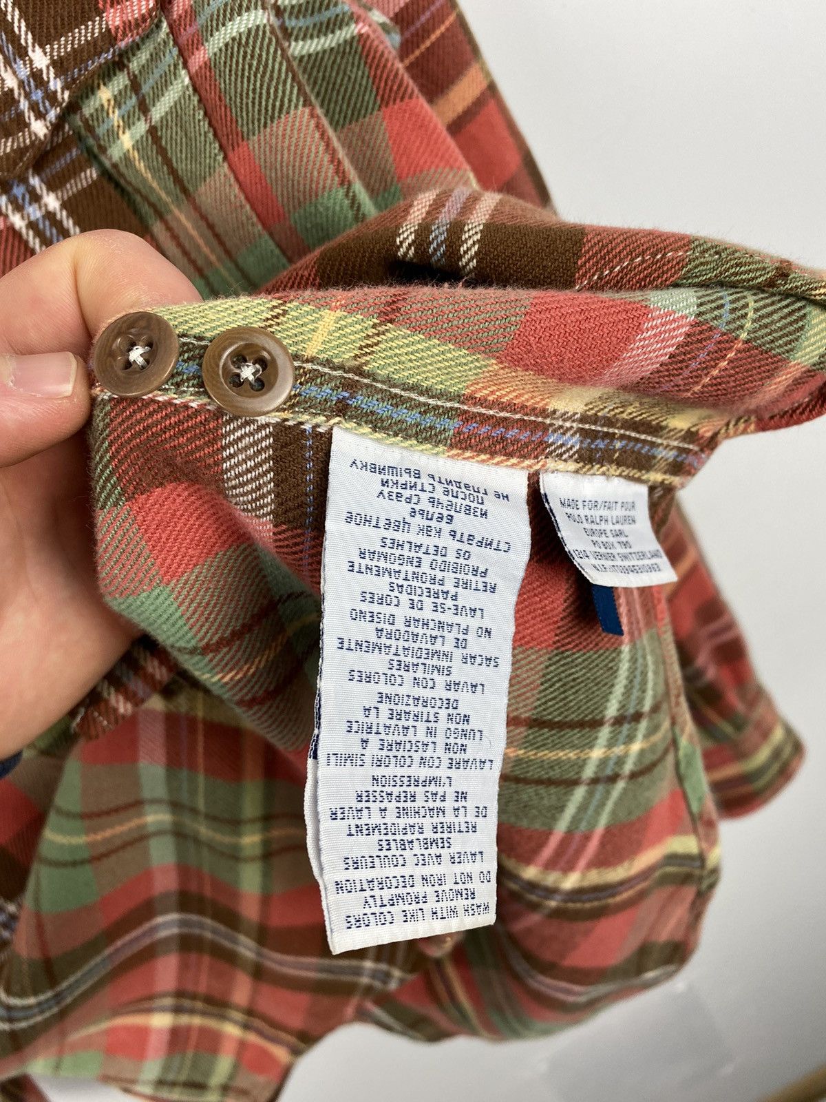 Ralph Lauren Vintage Polo Ralph Lauren Over Shirt Western Flannel Size US M / EU 48-50 / 2 - 9 Thumbnail