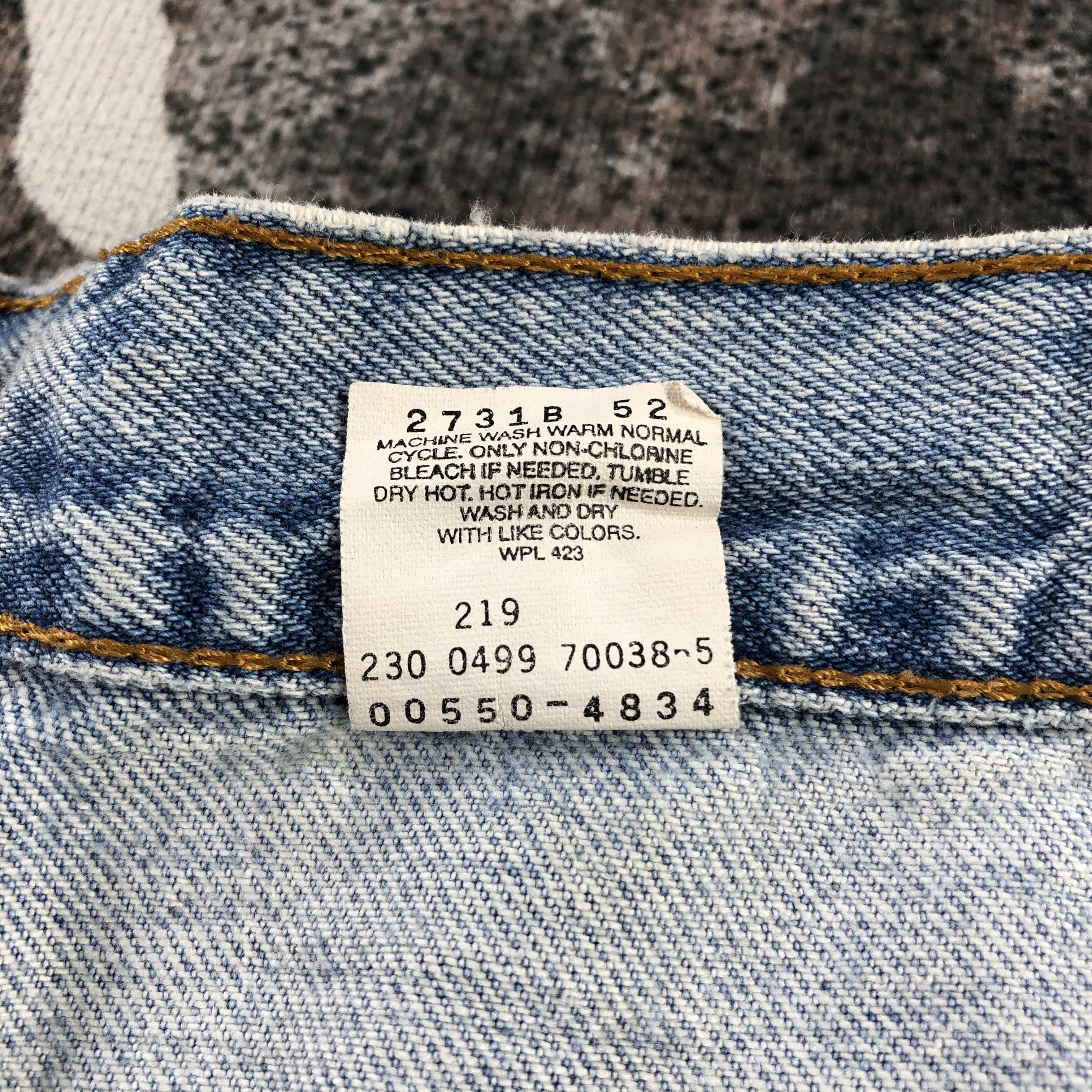 Levi's Vintage 90s Levis 550 Jeans Medium Wash Denim KJ1365 Size US 34 / EU 50 - 11 Thumbnail