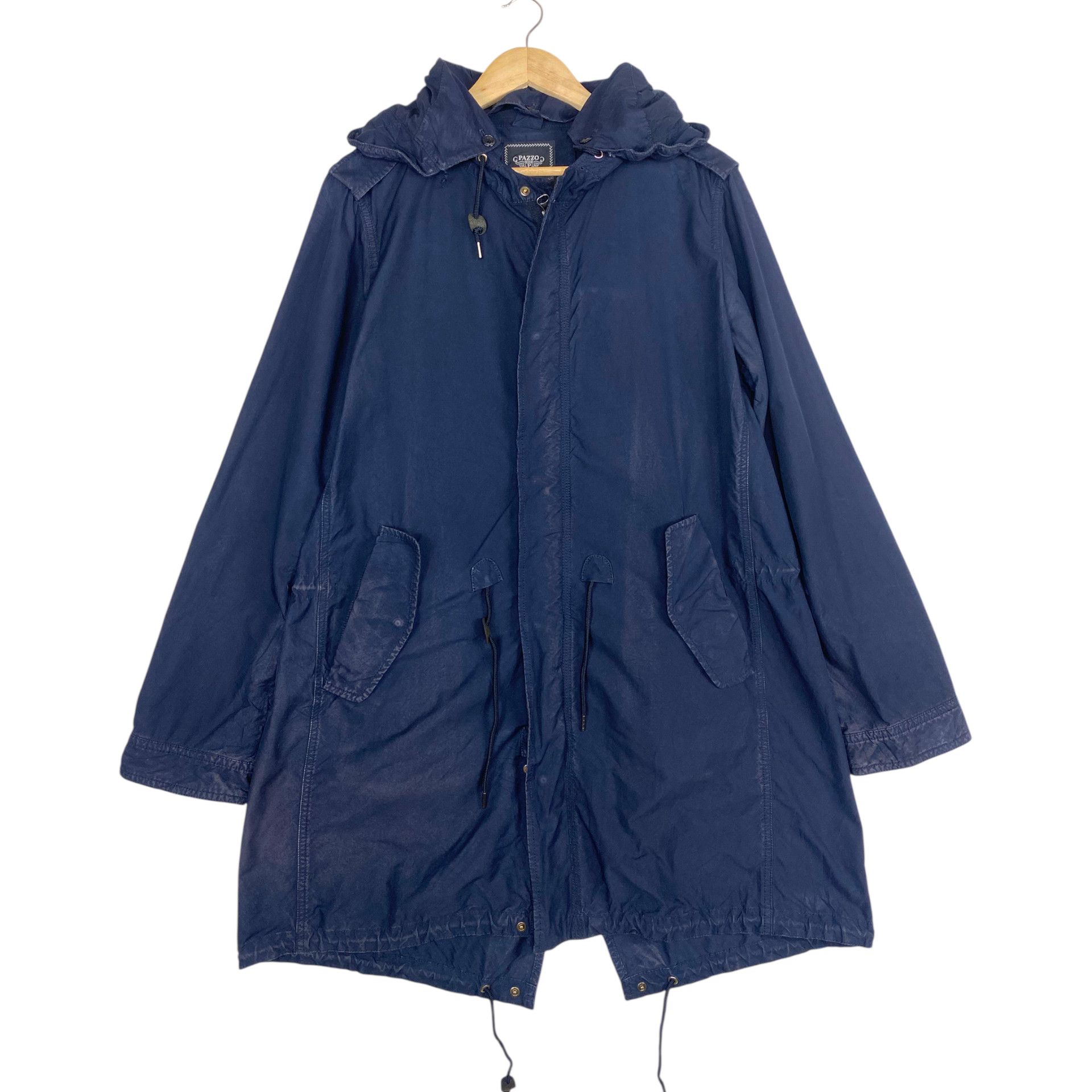 Pazzo 💥PAZZO BONDAGE FISHTAIL NAVY PARKA JACKET Size US M / EU 48-50 / 2 - 1 Thumbnail