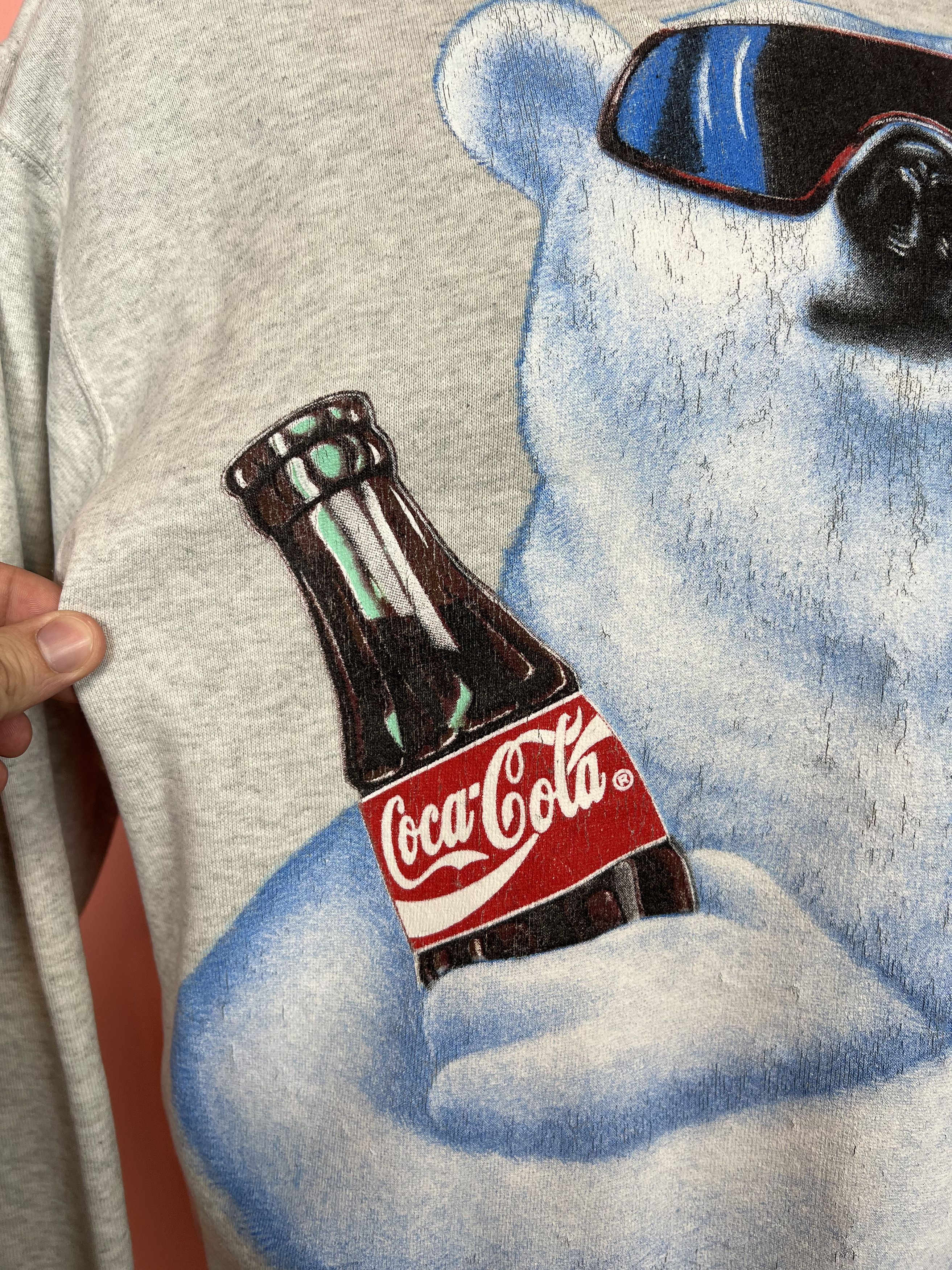 Coca Cola Coca Cola vintage Rare sweatshirt 1994 winter bear rare VTG Size US M / EU 48-50 / 2 - 2 Thumbnail