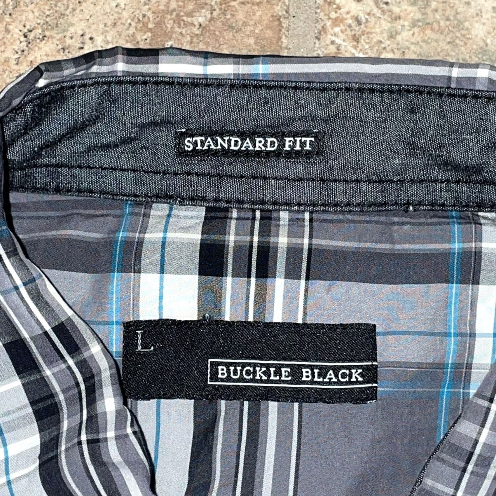 Buckle Black Buckle Black button up snap standard fit Black men’s large Size US L / EU 52-54 / 3 - 2 Thumbnail