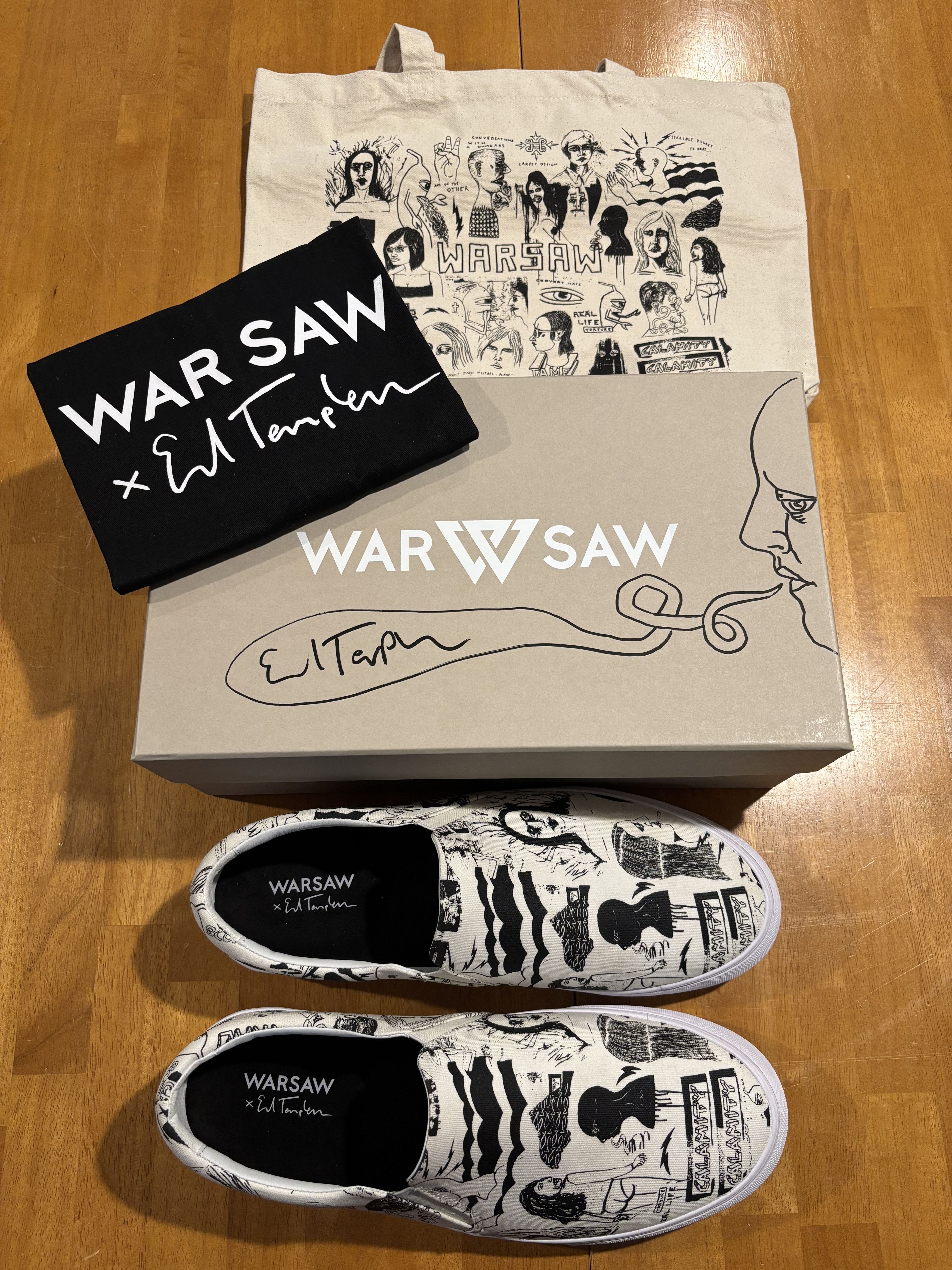Other WAR SAW LTD Ed Templeton STRANGER Slip-On *LIMITED TO 50* Size US 13 / EU 46 - 1 Thumbnail