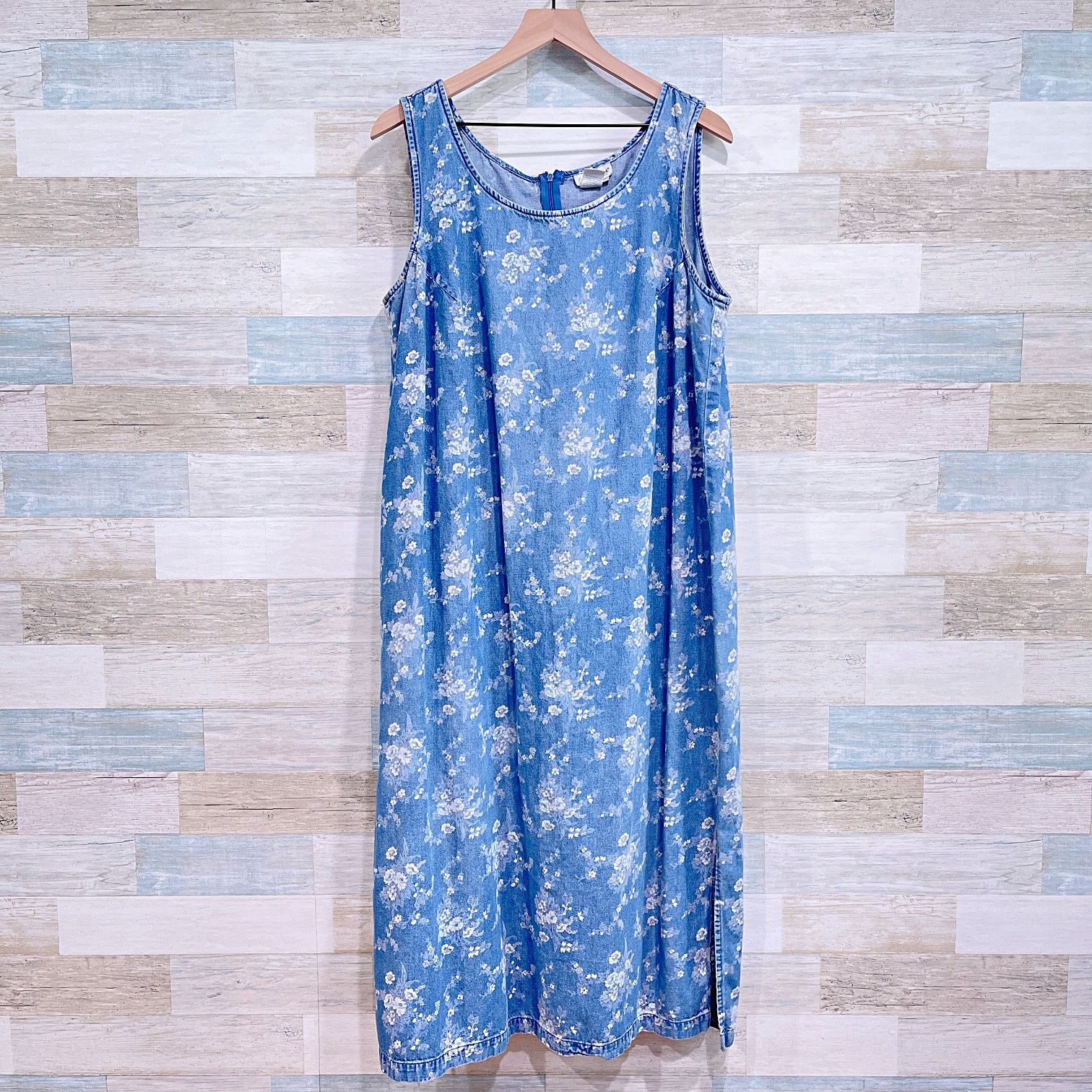 Other COLDWATER CREEK Vintage 90s Teacher Denim Dress Womens 20W Size XXL / US 16-18 / IT 52-54 - 2 Thumbnail