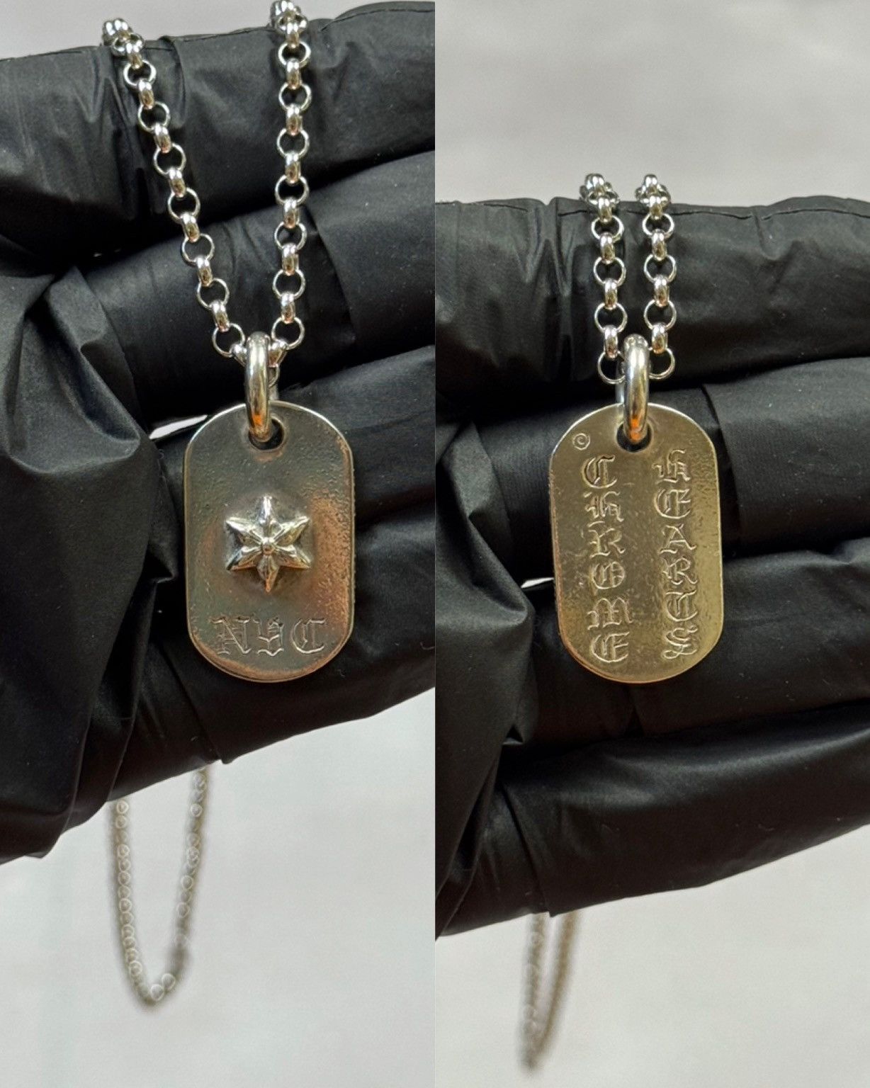 Chrome Hearts Chrome Hearts Raised Star NYC Tag Pendant(SLV/OS) Size ONE SIZE - 1 Thumbnail