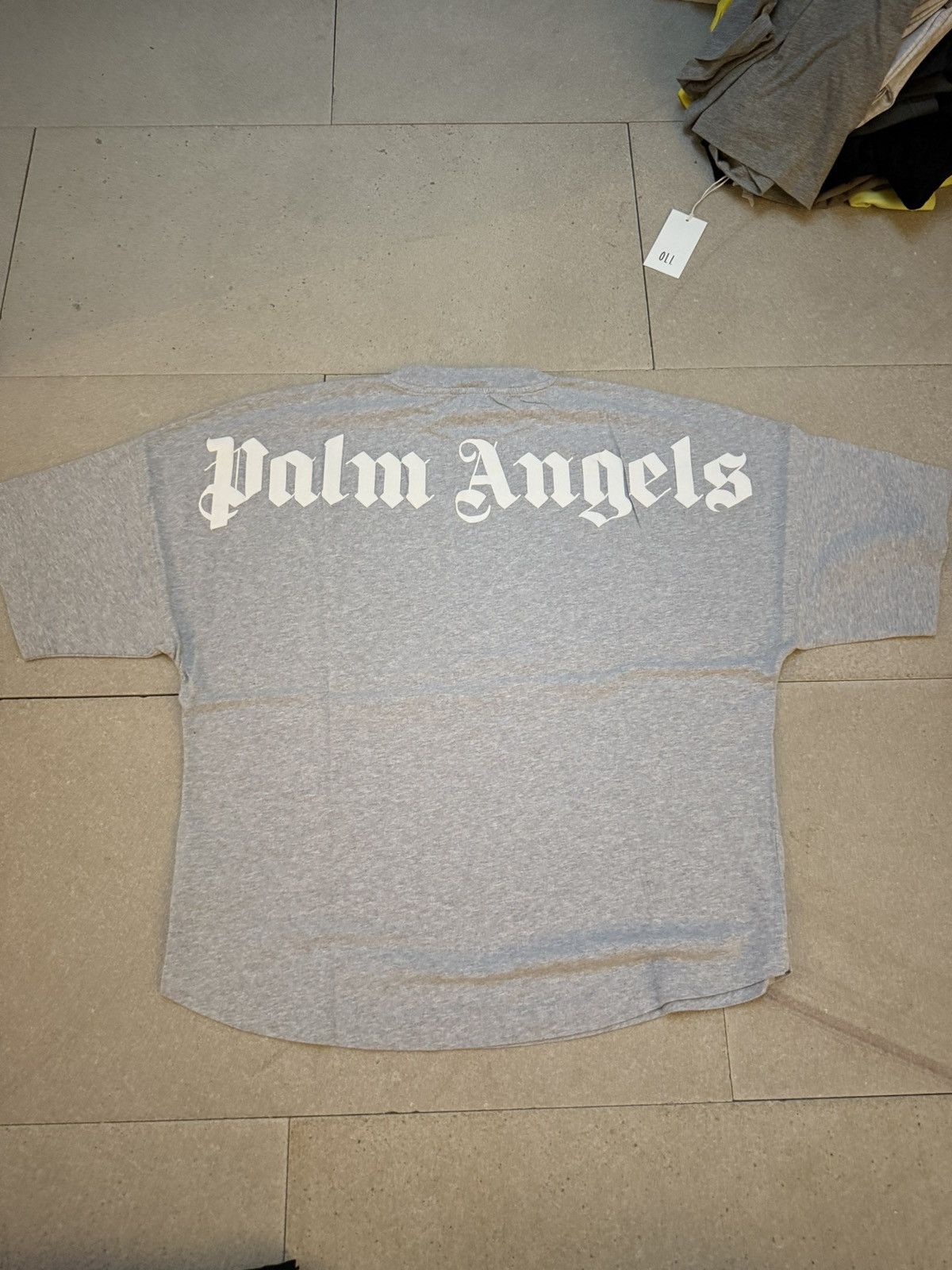 Palm Angels Palm Angels Grey T Shirt Size US L / EU 52-54 / 3 - 3 Thumbnail