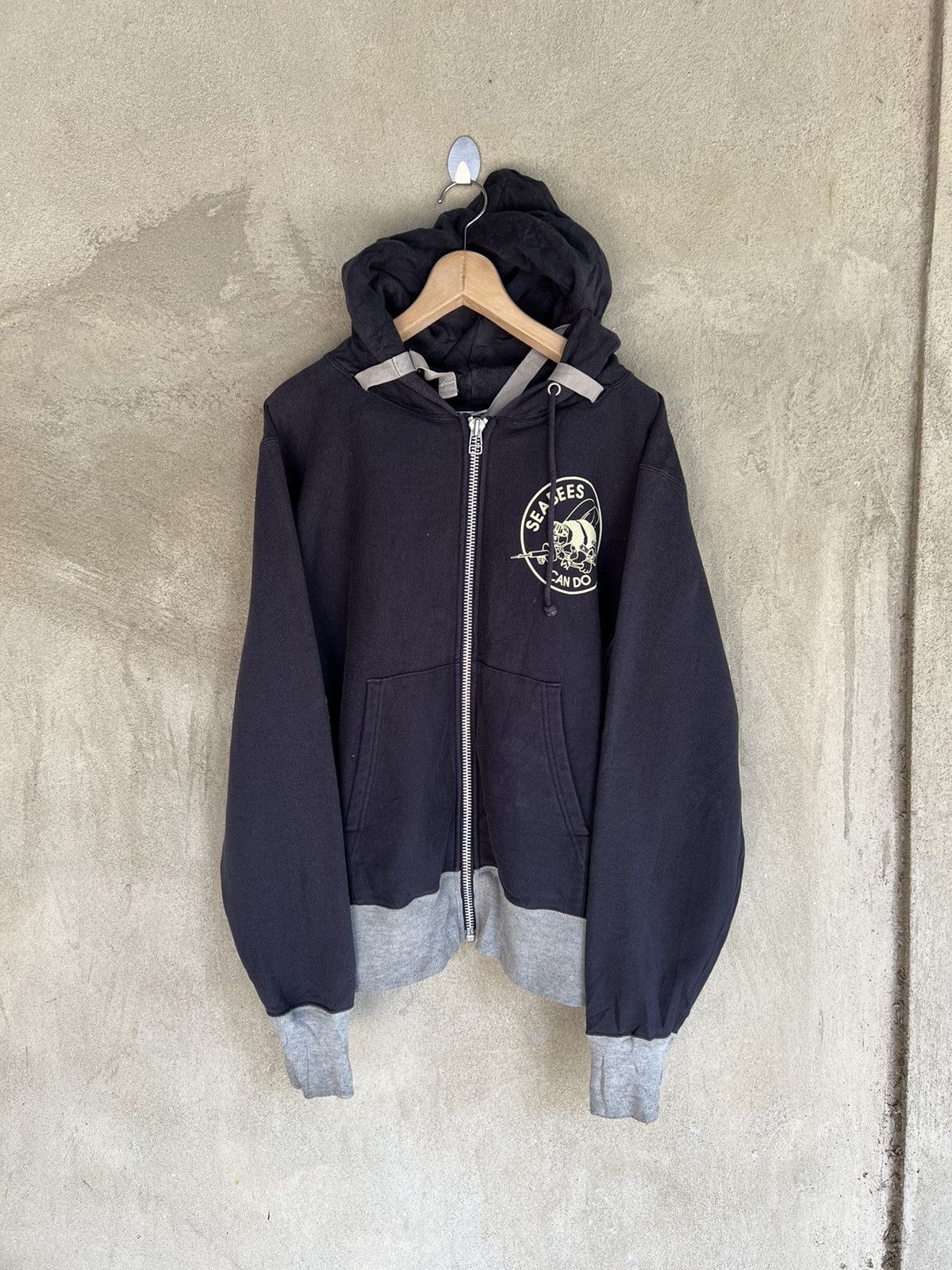 Champion Vintage Champion SEABEES Hoodies Size US M / EU 48-50 / 2 - 2 Thumbnail