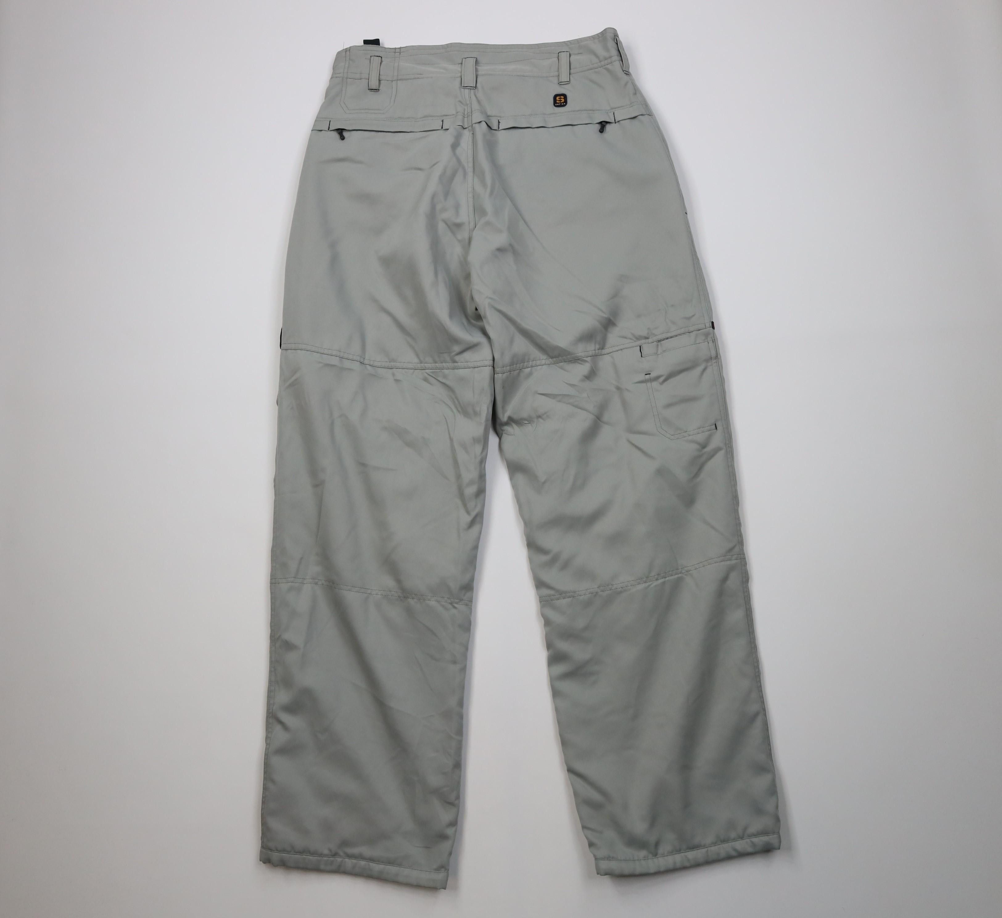 Vintage Vintage 90s Y2K Streetwear Wide Leg Snowboard Ski Pants Gray Size US 34 / EU 50 - 11 Thumbnail