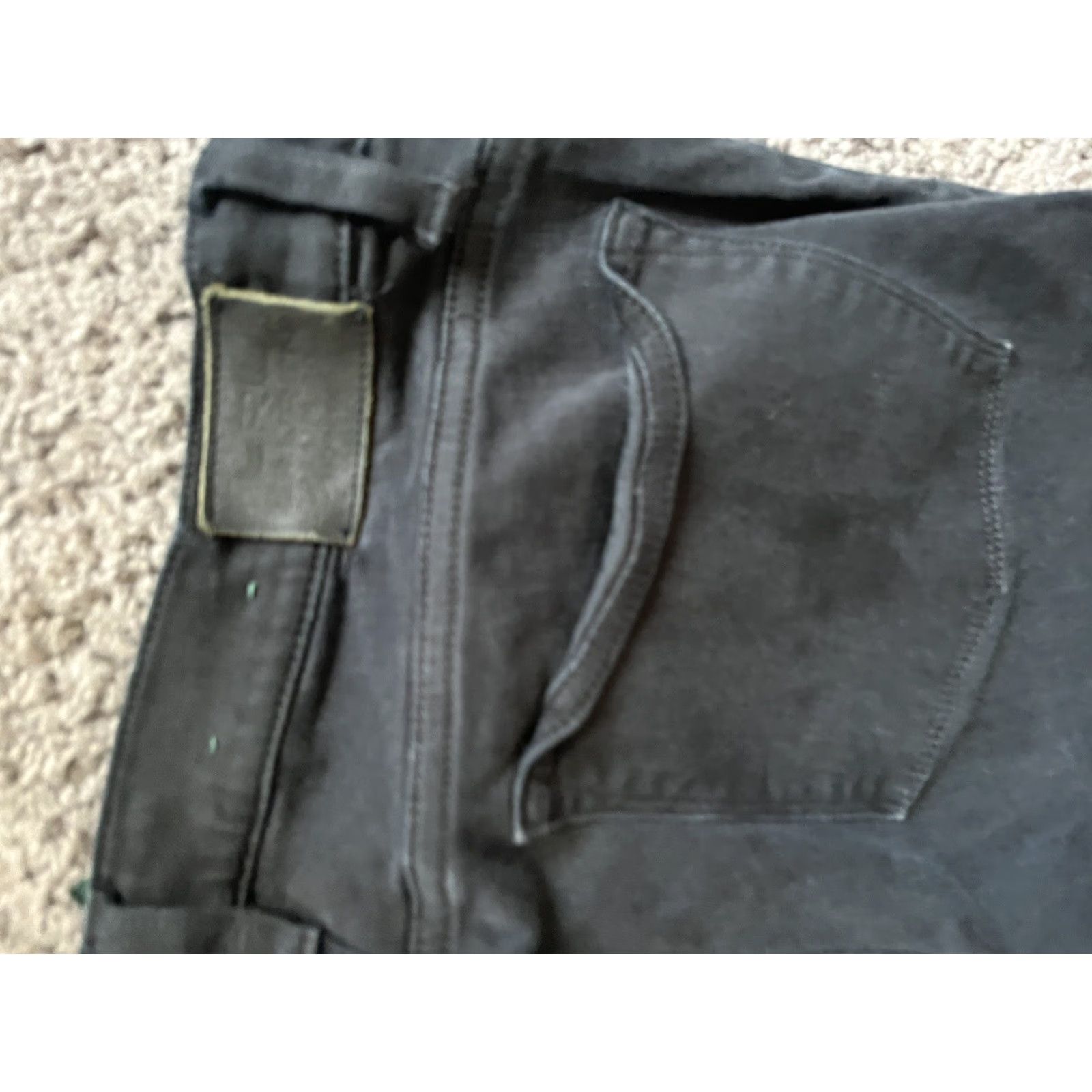 Vintage Lauren Jeans Co. Black Stretch Modern Skinny Jeans Size 12 Women Size 34" / US 12 / IT 48 - 5 Thumbnail