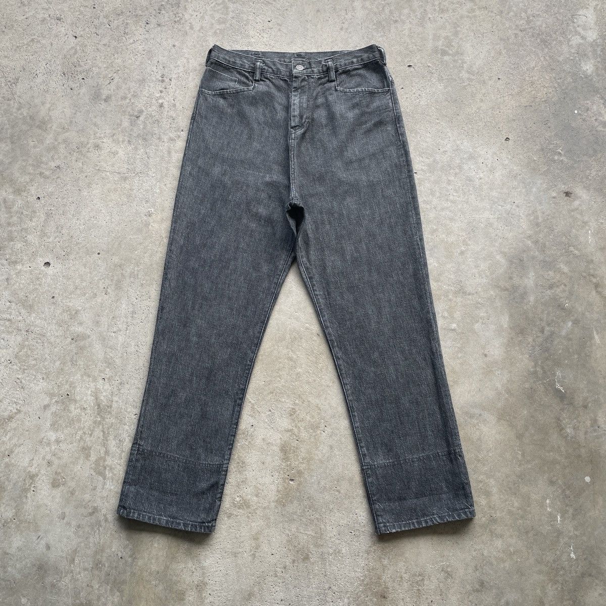 Yohji Yamamoto Vintage Y’S YOHJI YAMAMOTO Jeans Black Faded Denim Pants W30 Size US 30 / EU 46 - 1 Thumbnail