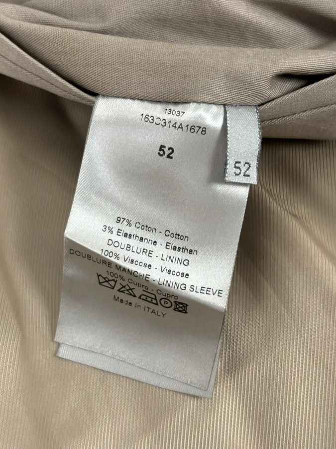 Dior 2010s Dior Beige Classy Double-Breasted Trench Coat by Kris Van Assche Size US L / EU 52-54 / 3 - 14 Thumbnail