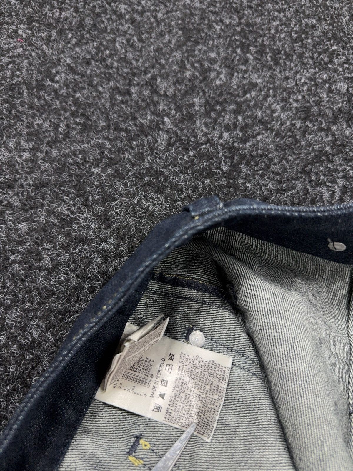 Diesel Luxury Diesel Volver Dark Raw Denim Wide Leg Jeans Y2K Size 26" / US 2 / IT 38 - 10 Thumbnail