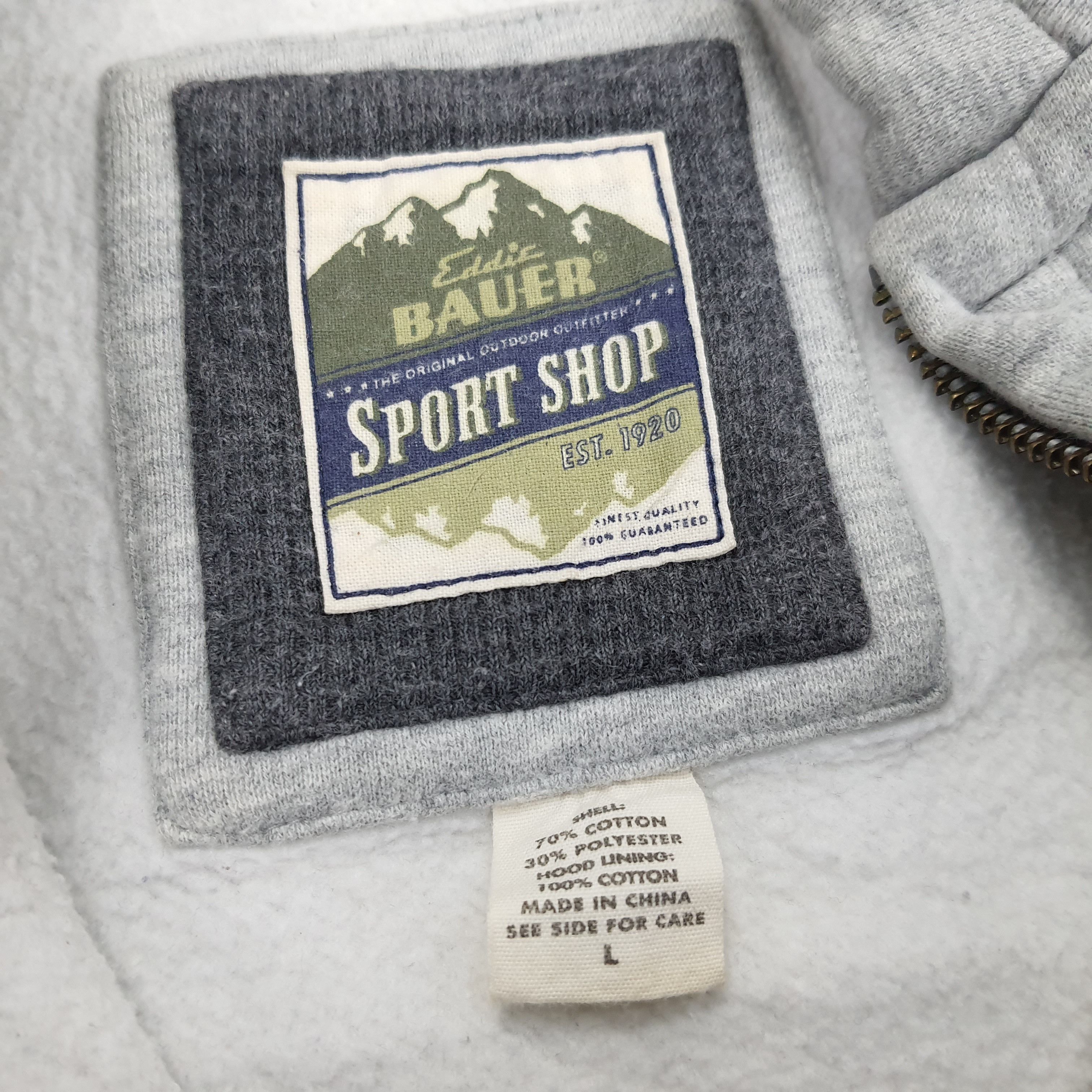 Eddie Bauer × Vintage Vintage Eddie Bauer Sport Shop Zipper Hoodies Size US L / EU 52-54 / 3 - 5 Thumbnail