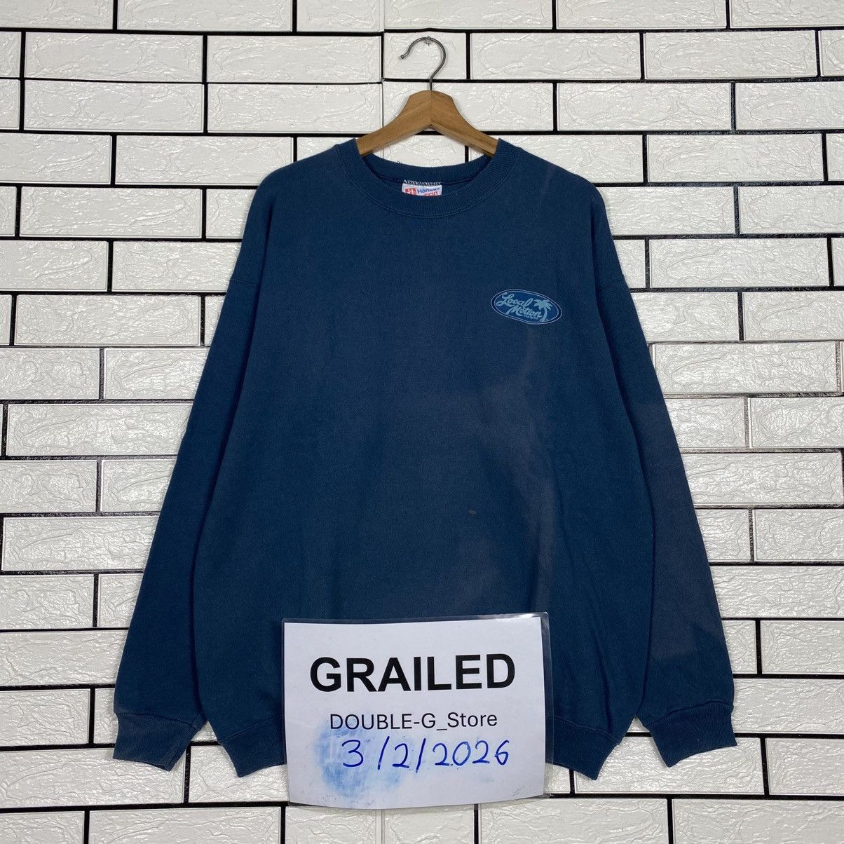 Vintage 📌Vintage Sweatshirt Local Motion Hawaii Big Logo Made in Usa Size US L / EU 52-54 / 3 - 1 Thumbnail