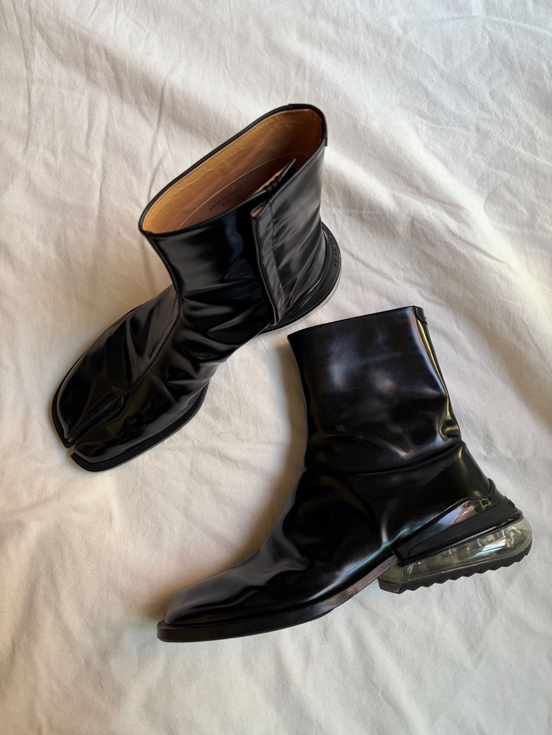 Maison Margiela RARE Maison Margiela Tabi Boots Air Bag Heel Sole MM6 ankle Size US 9 / EU 42 - 14 Thumbnail