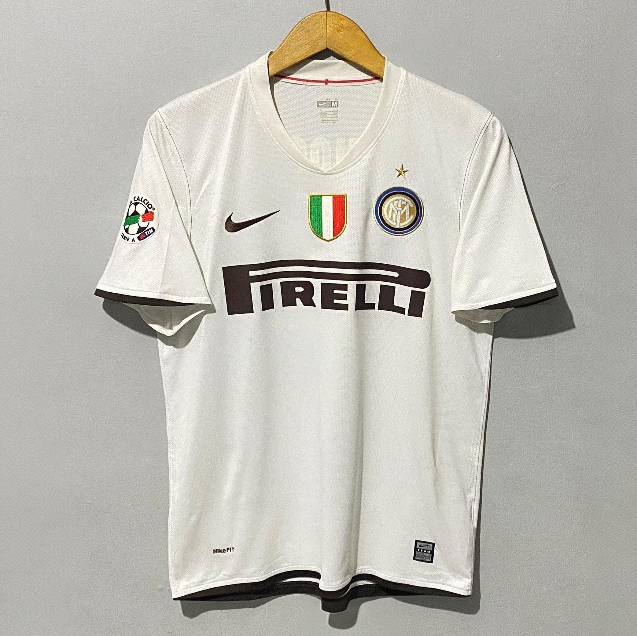 Nike Inter Milan 2008-2009 Away Jersey Luis Figo Size US M / EU 48-50 / 2 - 1 Thumbnail