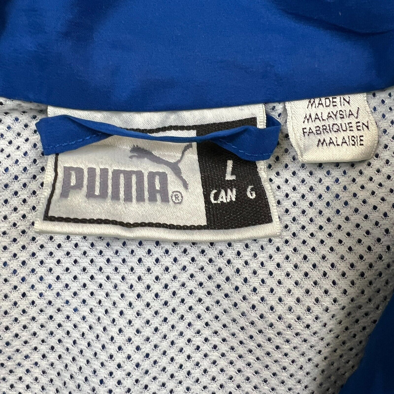 Puma × Vintage Vintage Puma Jacket Large Spell Out Bomber 90s Windbreaker Size US L / EU 52-54 / 3 - 7 Thumbnail
