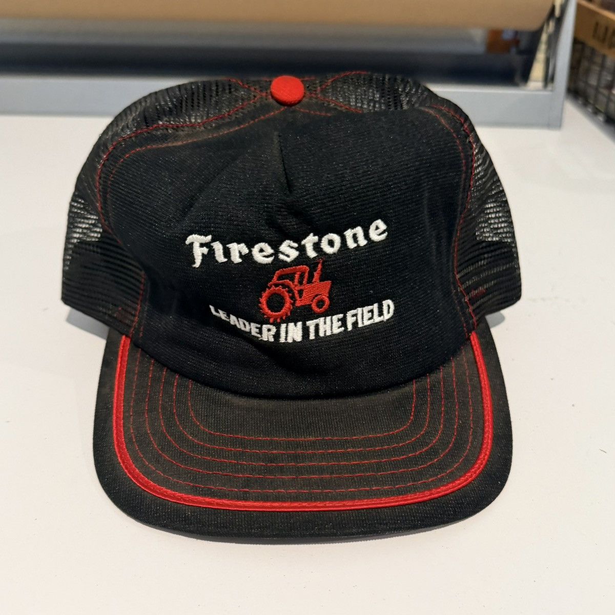Vintage Vintage Firestone Tires Trucker Hat Tractor Farming Size ONE SIZE - 1 Thumbnail
