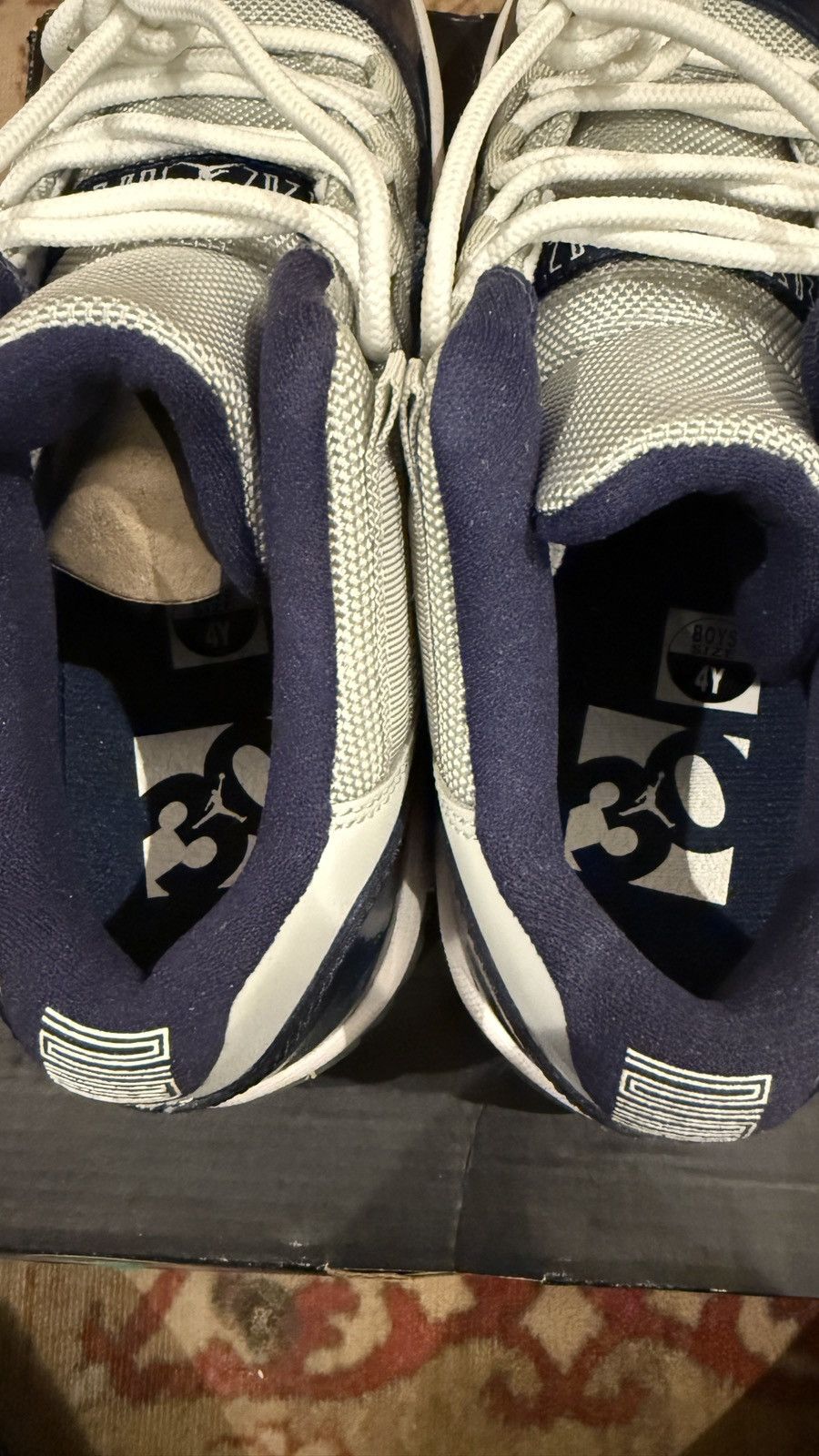 Jordan Brand × Nike Air Jordan 11 Retro Low BG “Georgetown” 2015 – Sz 4Y – DS Size US 5 / EU 37 - 6 Thumbnail