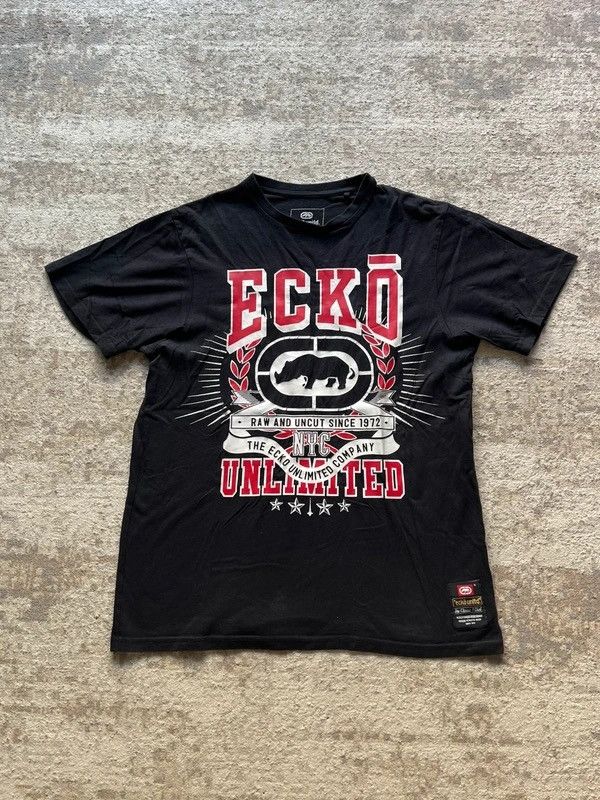 Ecko Unltd. Ecko Sz L Rap T-Shirt Rare Big Print Logo Rare Size US L / EU 52-54 / 3 - 1 Thumbnail