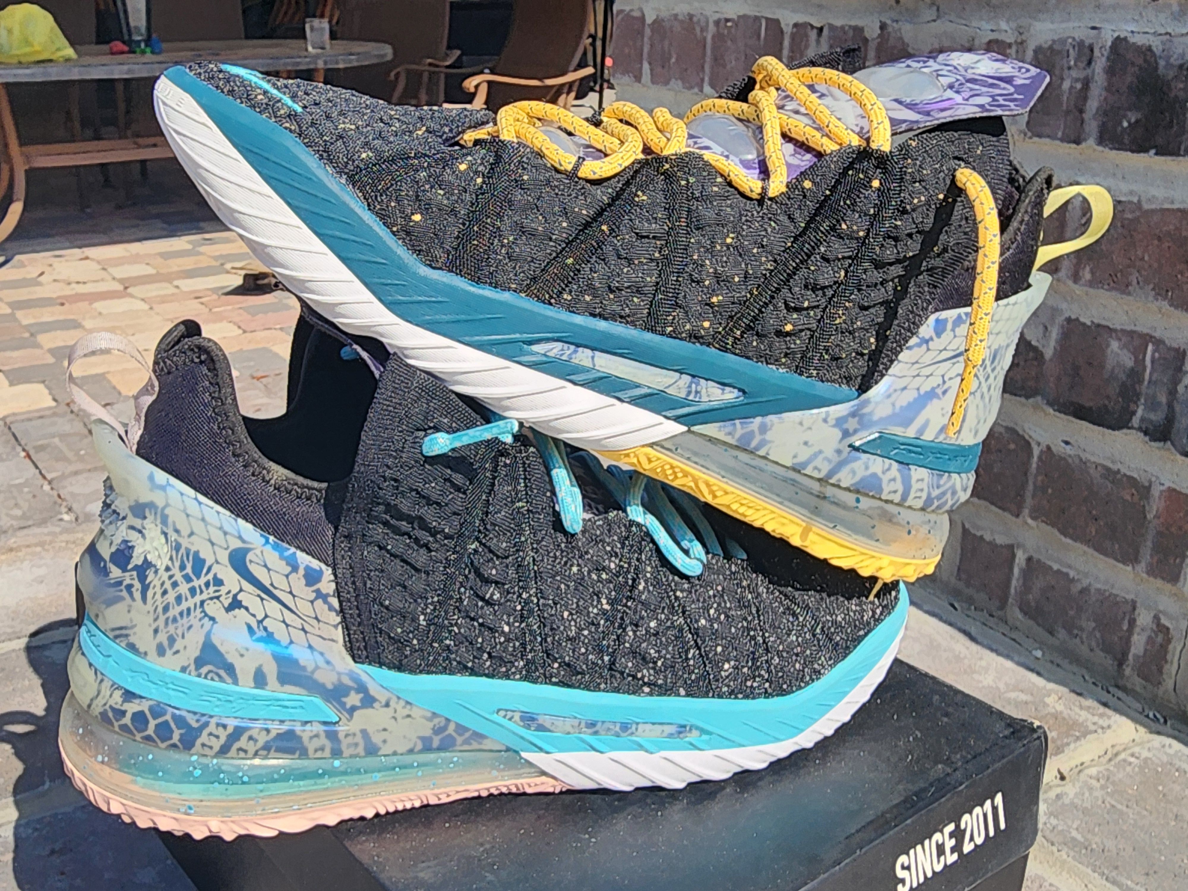 Nike Lebron 18 Reflections Size 9.5 Size US 9.5 / EU 42-43 - 1 Thumbnail