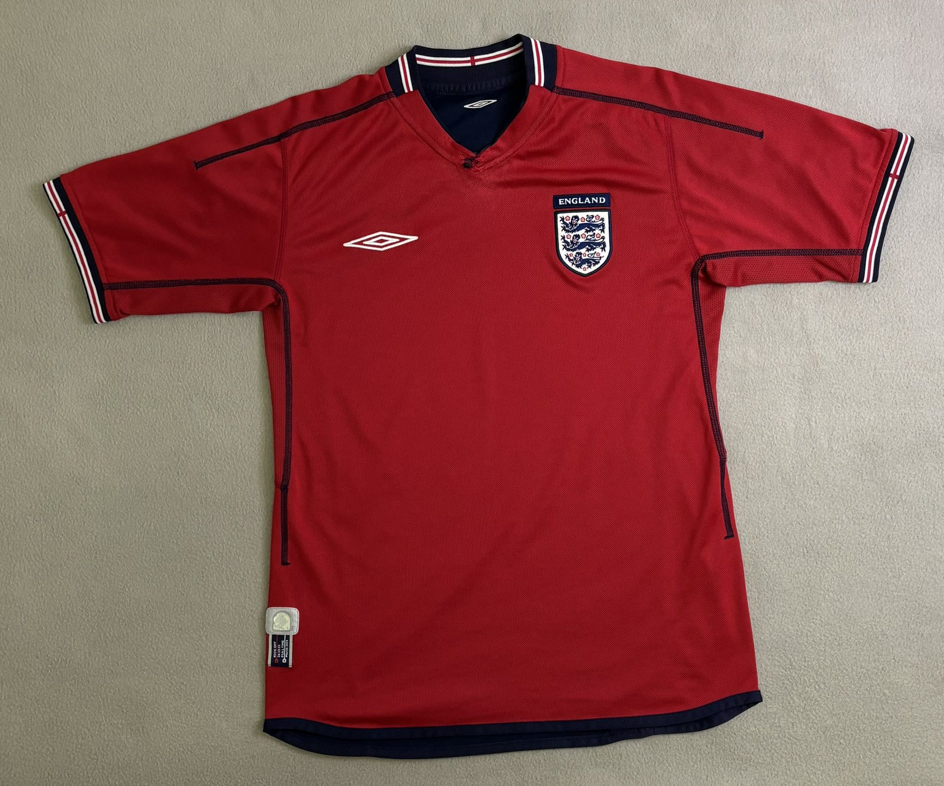 Umbro England 2002 Umbro Football Jersey Size S Size US S / EU 44-46 / 1 - 5 Thumbnail
