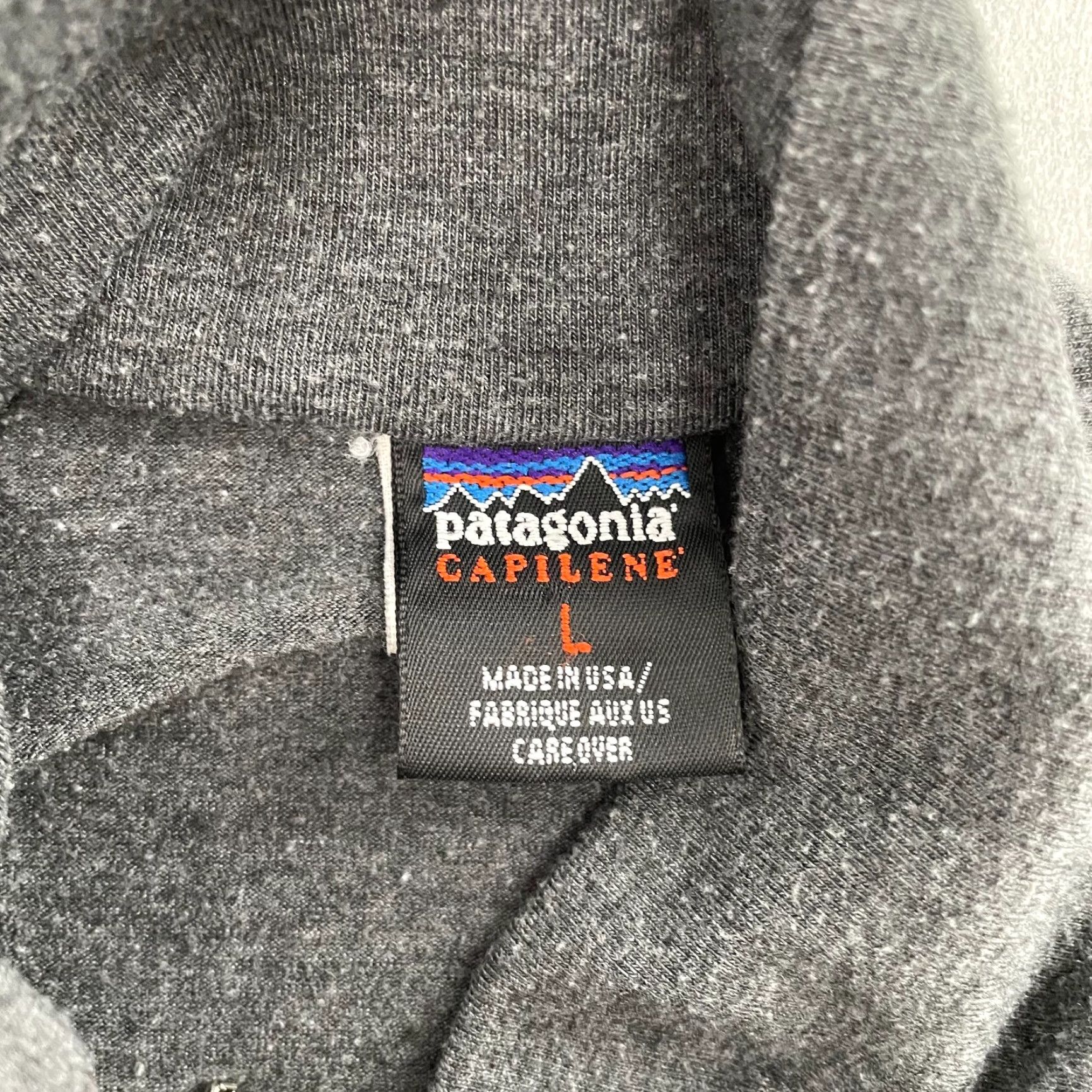Patagonia VINTAGE Patagonia Capilene Shirt Adult Large Half Zip Pullover Base Layer 90s Blue 4 Season Mens Pullover Capilene Shirt Size US L / EU 52-54 / 3 - 4 Thumbnail