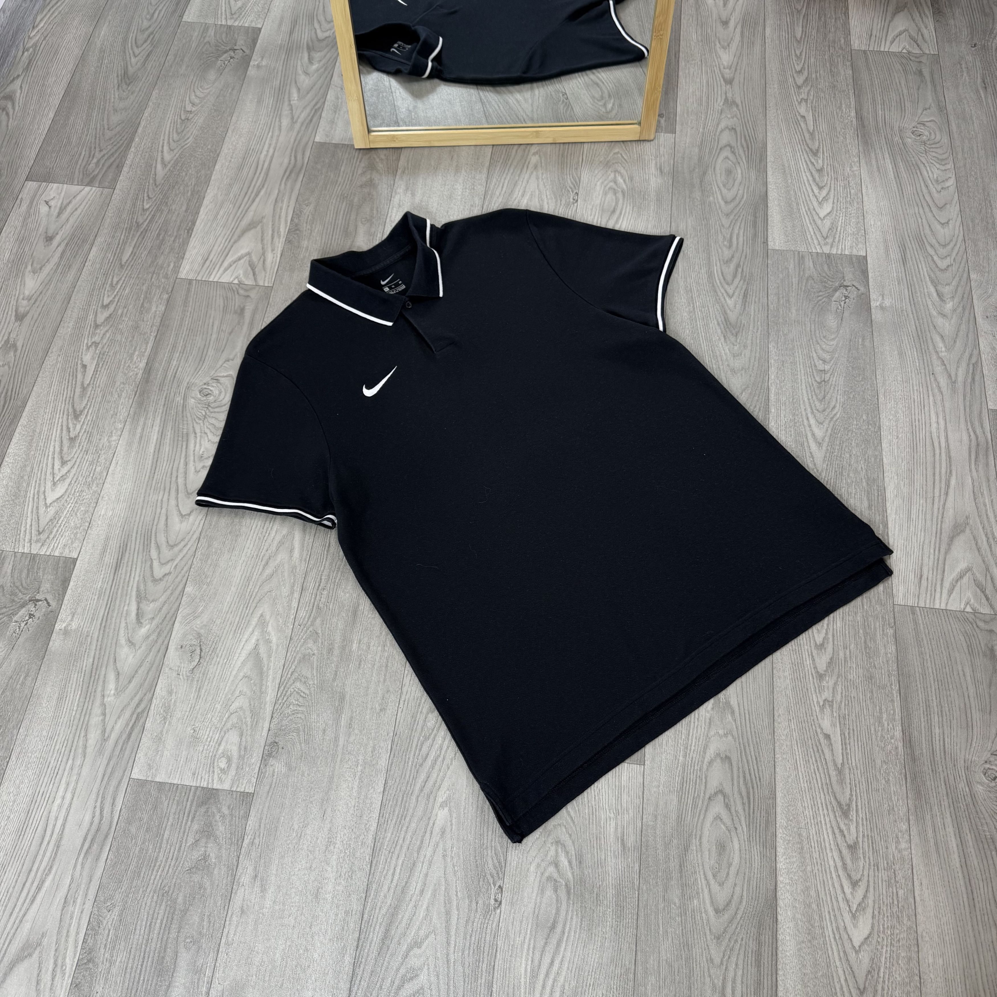 Nike Nike Black Polo Tee Shirt Size US XL / EU 56 / 4 - 3 Thumbnail