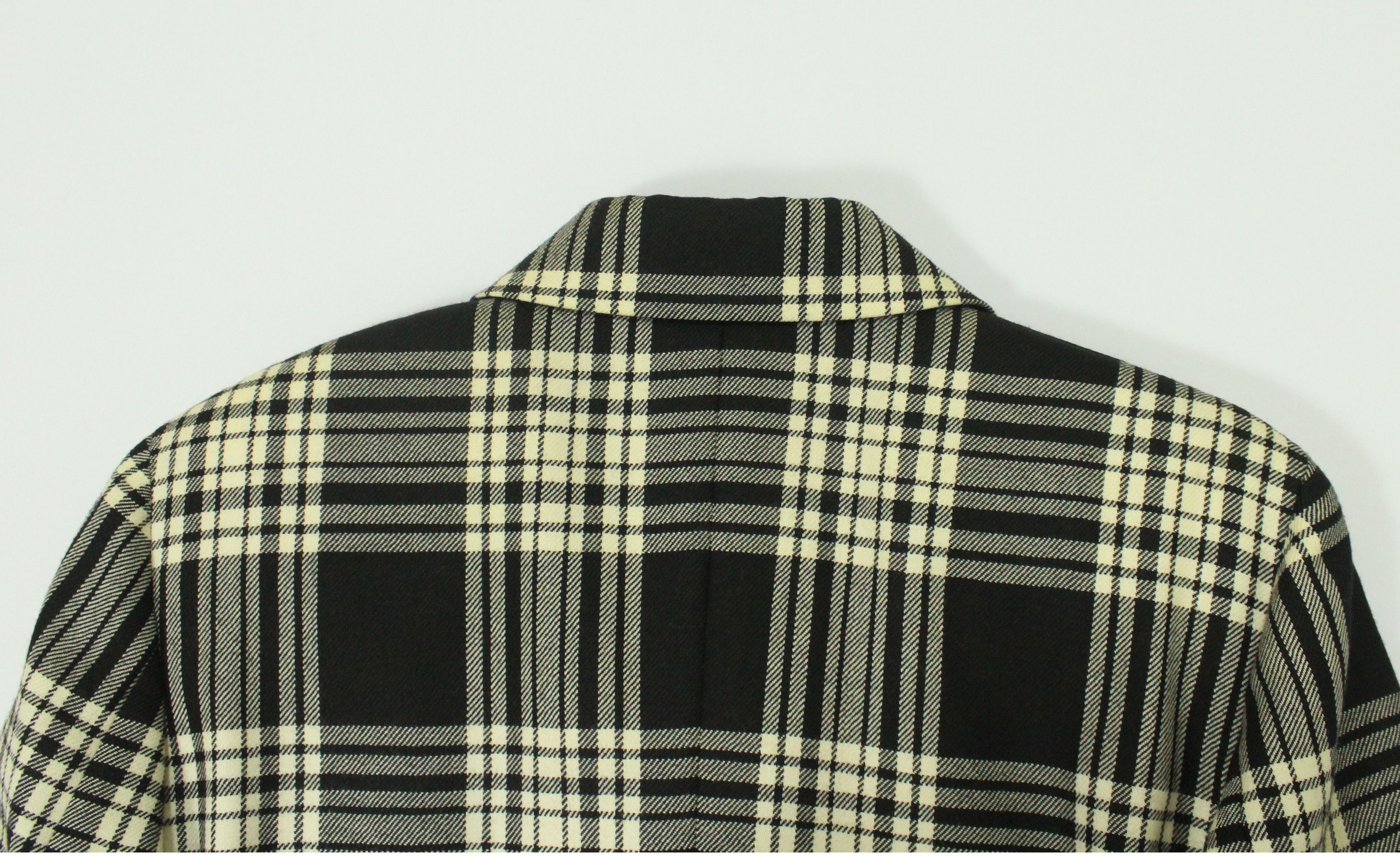 Moschino × Vintage Vintage 90s MOSCHINO CHEAP AND CHIC Jacket Tartan Love Size M / US 6-8 / IT 42-44 - 25 Thumbnail