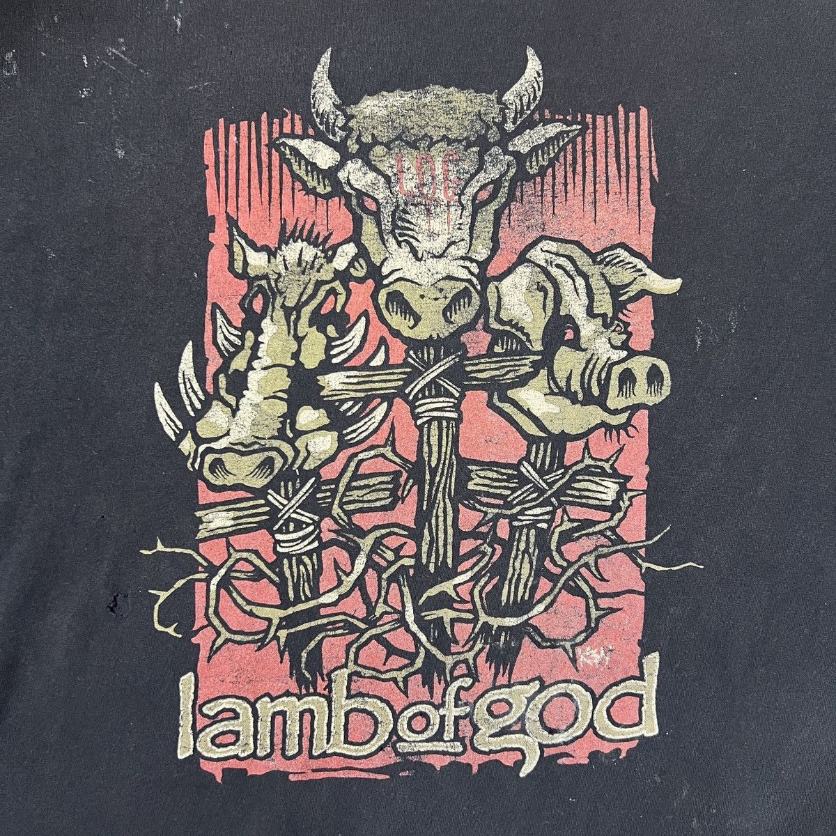 Band Tees VTG RARE TRIPLE XLARGE LAMB OF GOD Size US XXL / EU 58 / 5 - 18 Thumbnail