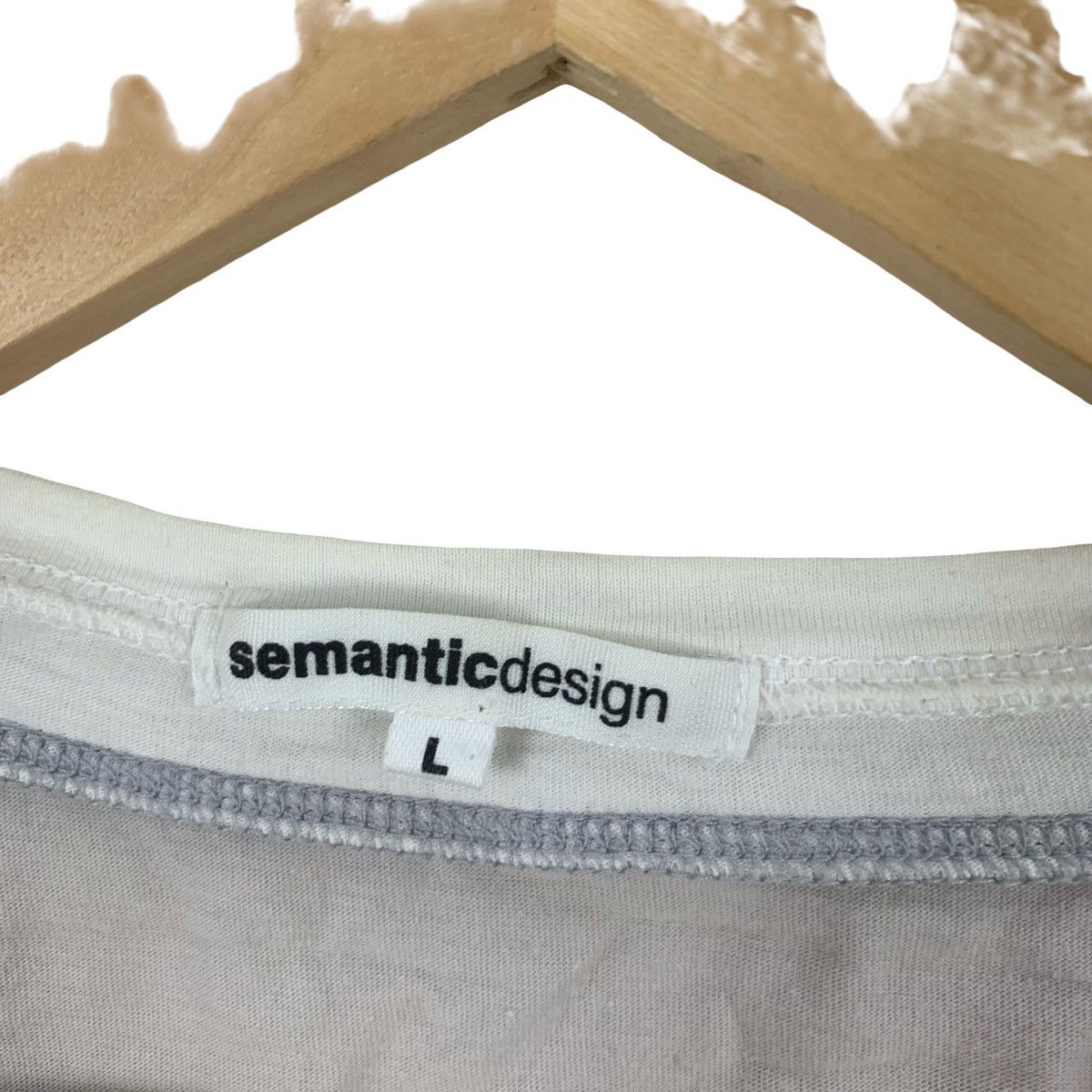 semanticdesign SEMANTIC DESIGN JAPAN Punk Distressed Design Tee Shirt Top Size US L / EU 52-54 / 3 - 7 Thumbnail