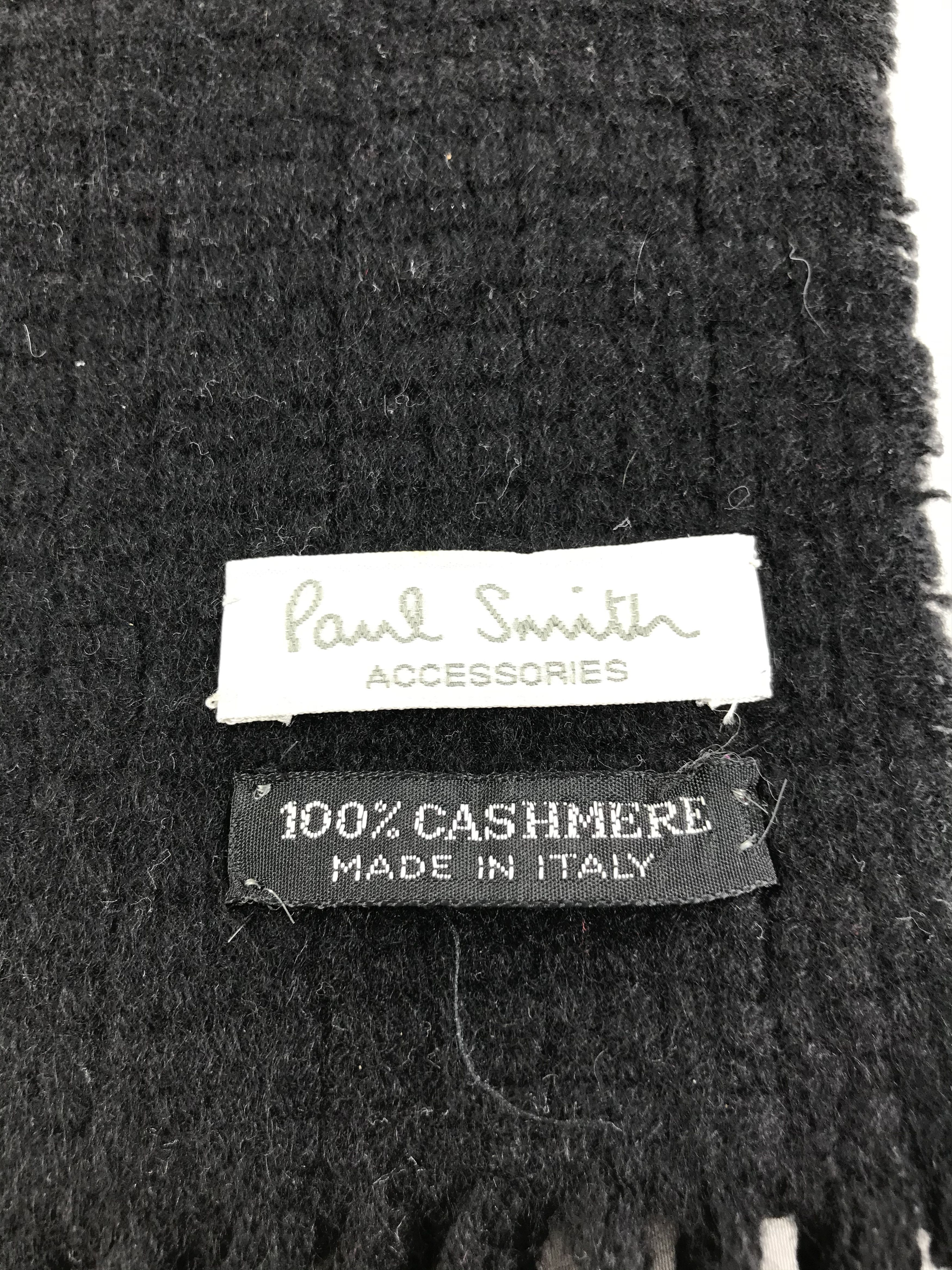 Paul Smith Paul Smith Cashmere Muffler Scarf V120 Size ONE SIZE - 4 Thumbnail