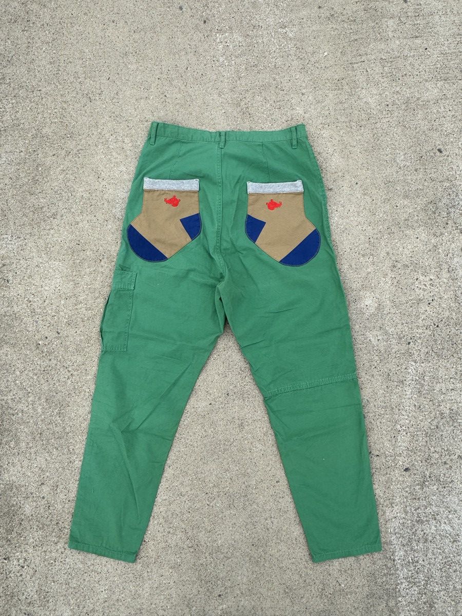 Issey Miyake Green Ne-Net X Issey Miyake Mitten Pants Size US 31 - 1 Thumbnail