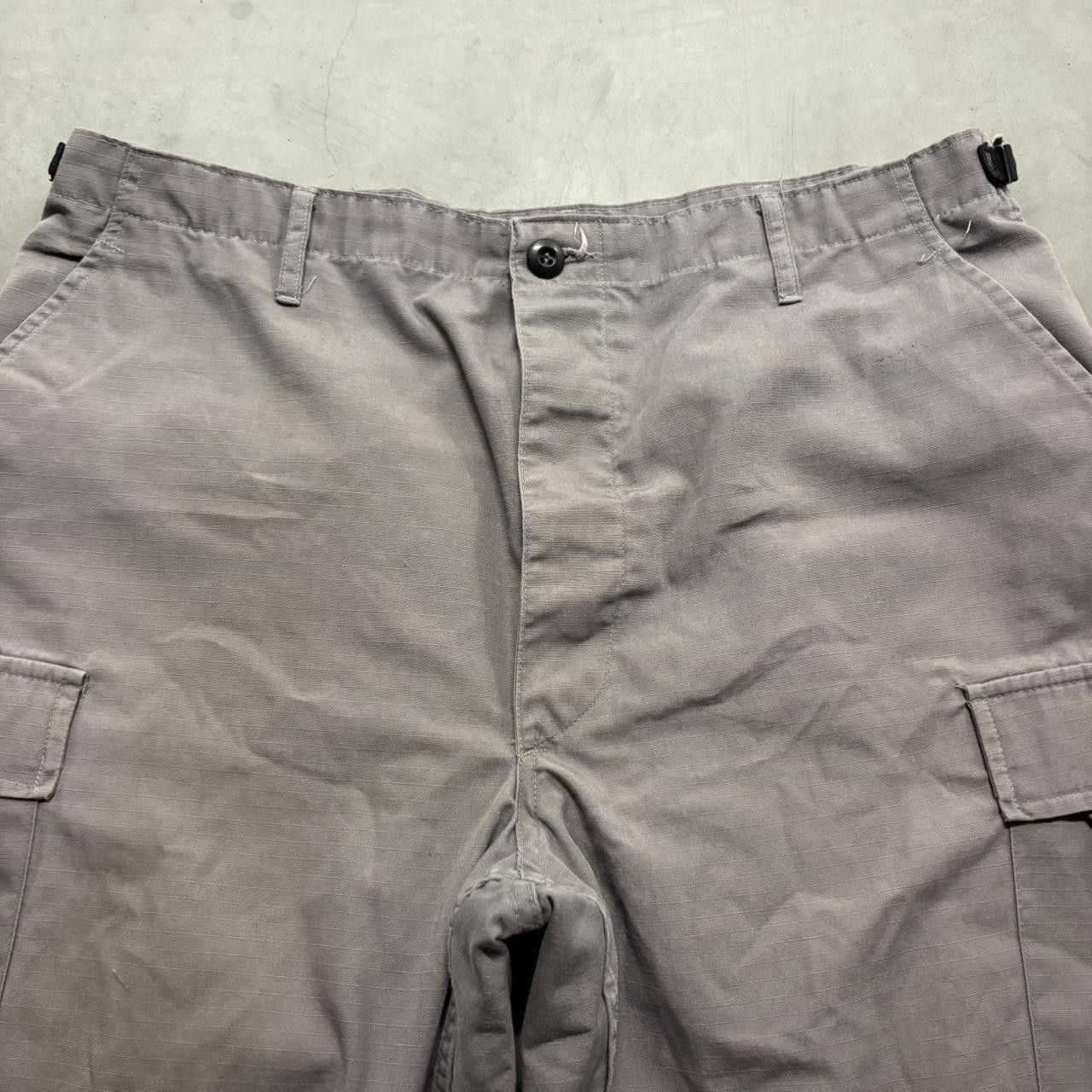 Vintage Crazy Vintage Y2K 2000s Grunge Baggy Propper Streetwear Style Grey Adjustable Waist Cargo Pants! Size US 36 / EU 52 - 4 Thumbnail
