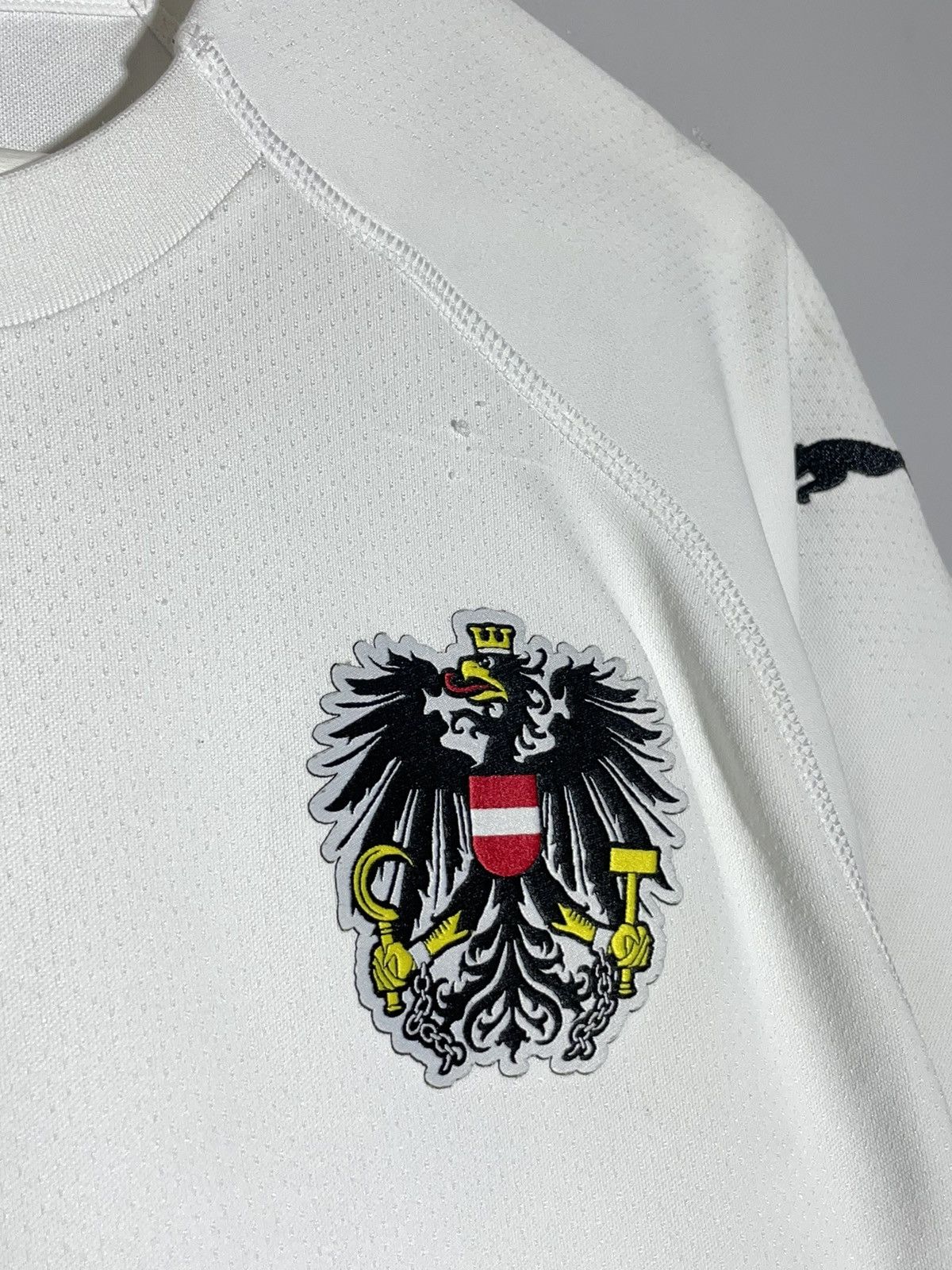 Puma National Team Austria Puma 2018 Away Y2k Football Shirt Size US L / EU 52-54 / 3 - 4 Thumbnail