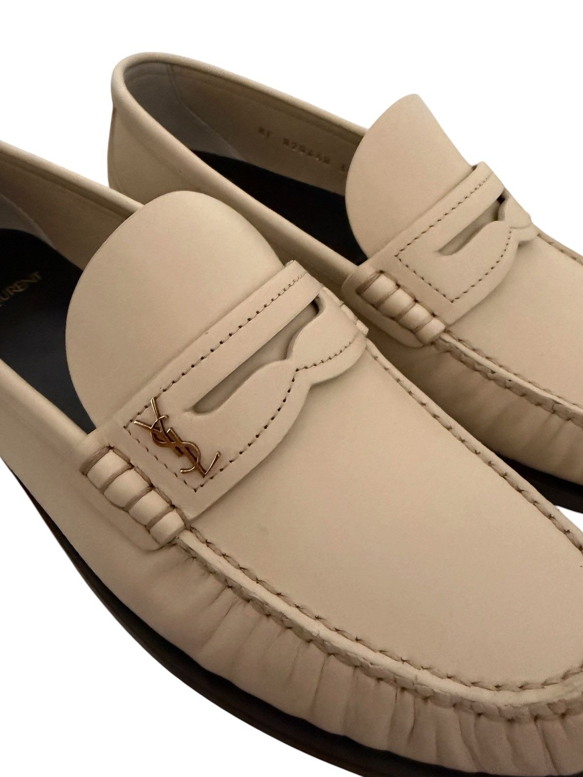 Saint Laurent Paris Saint Laurent YSL Smooth leather loafers Size US 9.5 / IT 39.5 - 5 Thumbnail