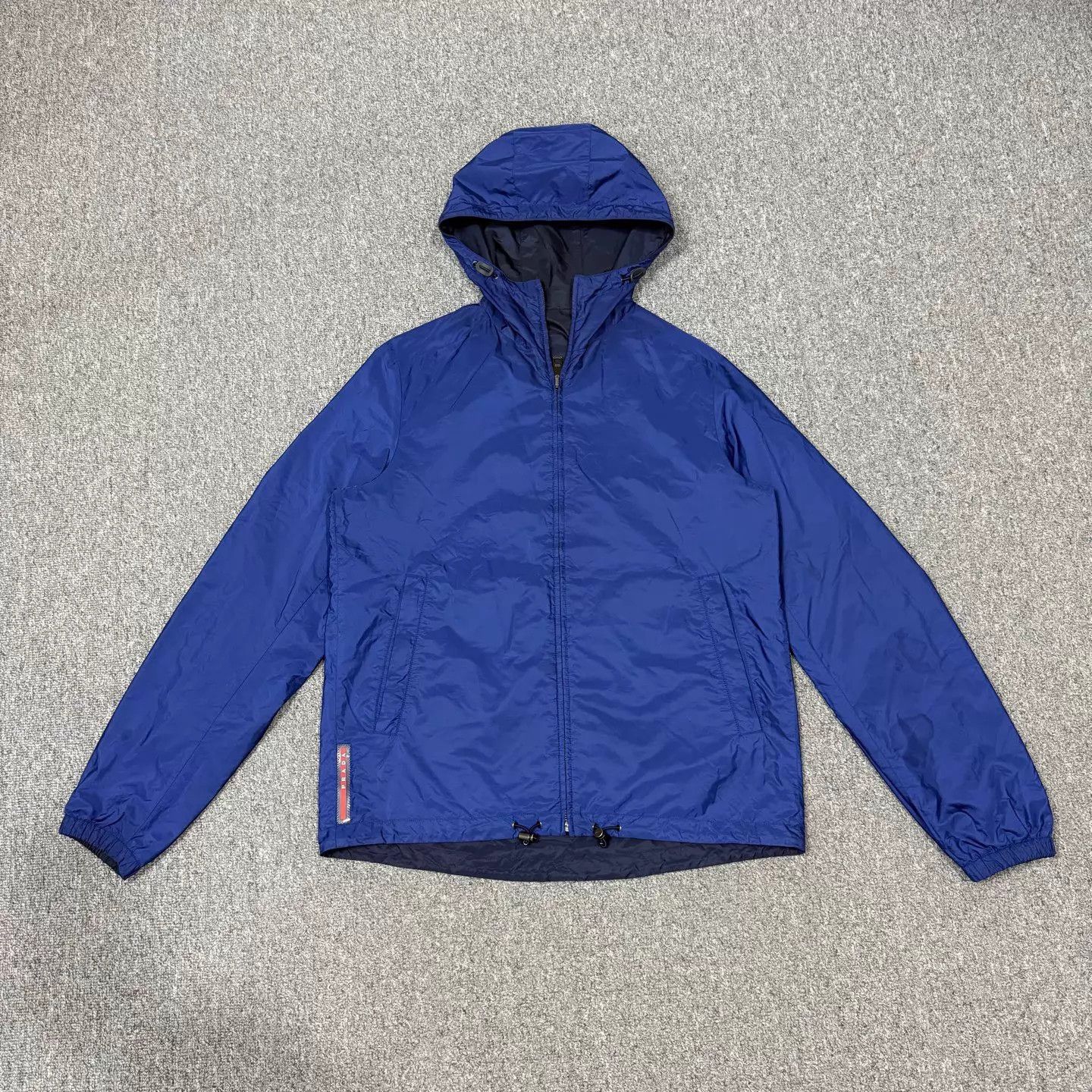 Prada Prada blue double-faced logo hem shell jacket 50 Size US M / EU 48-50 / 2 - 2 Thumbnail