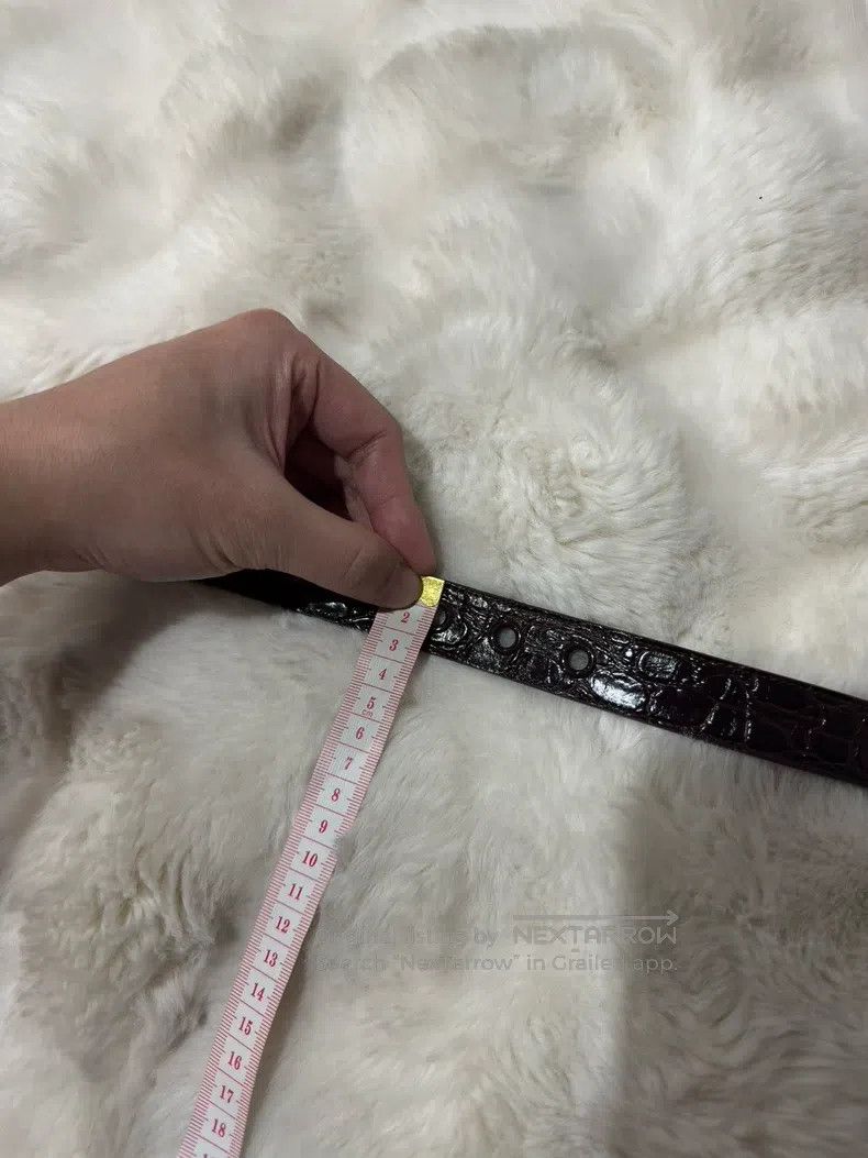 Saint Laurent Paris Saint Laurent Paris size 70 Large Embossed Belt Size ONE SIZE - 8 Thumbnail