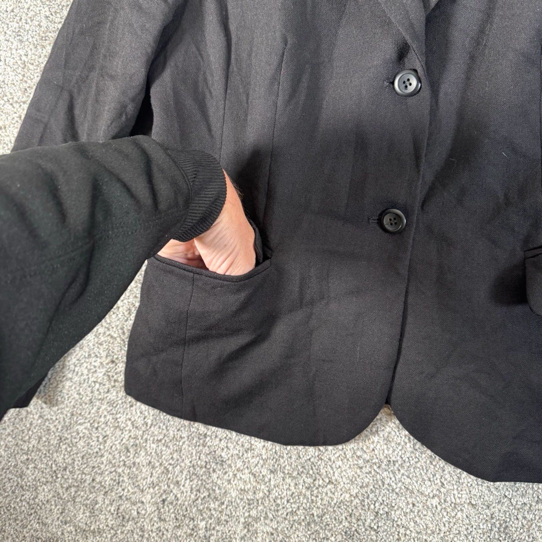 Pendleton VINTAGE Pendleton Blazer Women 10P Black 100% Wool Single-Breasted Preppy Dark Academia 90s Y2K Old Money Size L / US 10 / IT 46 - 7 Thumbnail