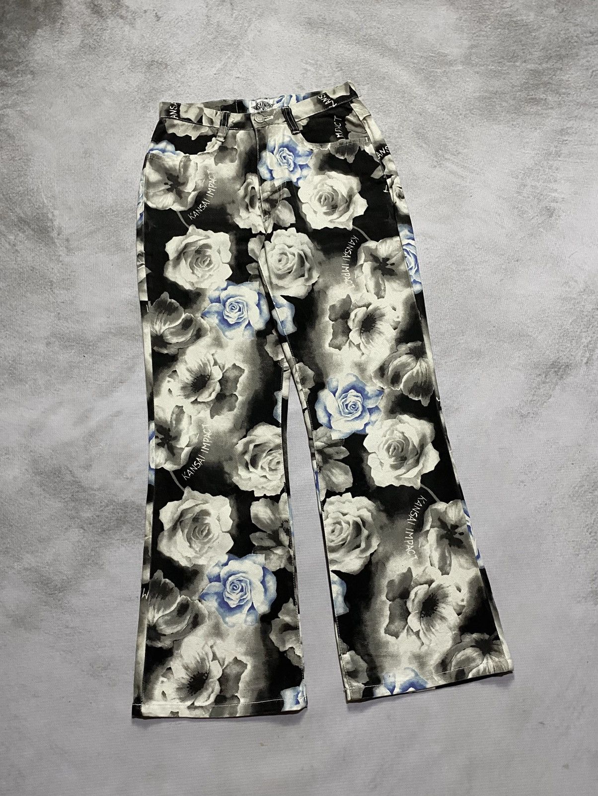 Kansai Yamamoto Kansai Impact Floral Pants Size 26" / US 2 / IT 38 - 5 Thumbnail