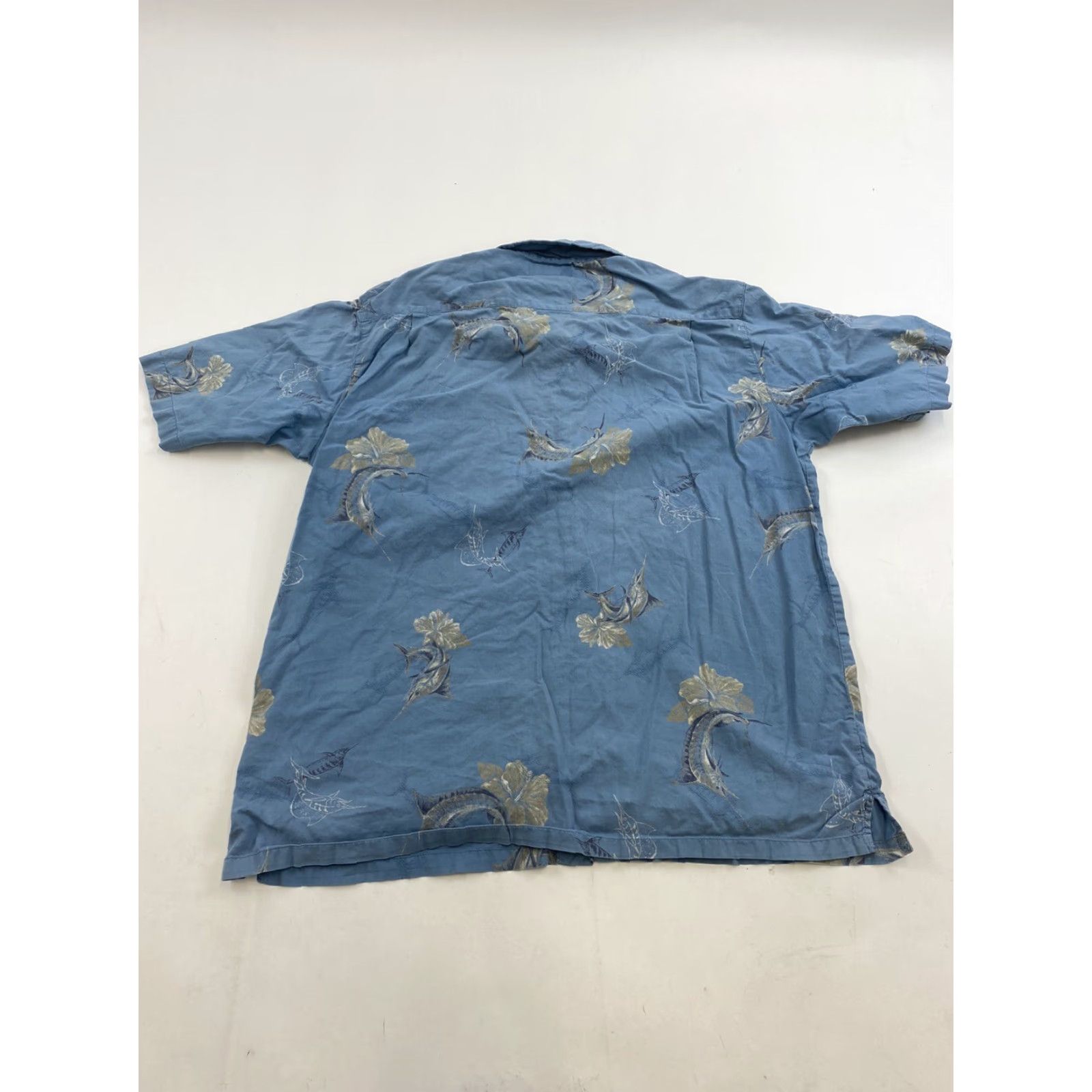 Vintage VINTAGE Columbia Sportswear Marlin Hawaiian Shirt Mens Large Blue Shirt Mens Large Blue Marlin Hawaiian 90s Theme Hawaiian Mens Size US L / EU 52-54 / 3 - 2 Thumbnail