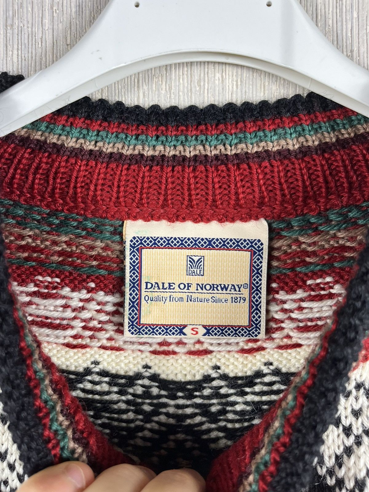 Dale Of Norway × Vintage Vintage Dale of Norway wool heavy patterned zip sweater knit Size US S / EU 44-46 / 1 - 15 Thumbnail
