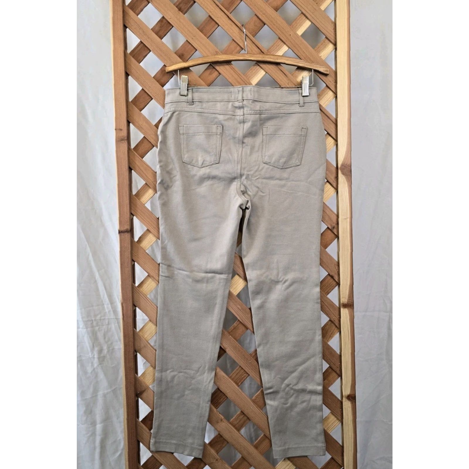 Vintage Like An Angel Jeggings - NWT Grey Size L Stretch W/Faux Pockets - Style PDR-017 Size 36" / US 14 / IT 50 - 6 Thumbnail