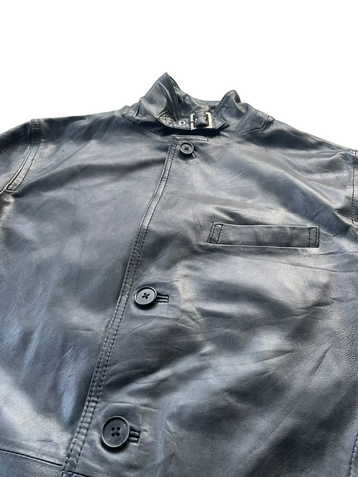 Japanese Brand The Suit Company Leather Coat Jacket Size US M / EU 48-50 / 2 - 5 Thumbnail