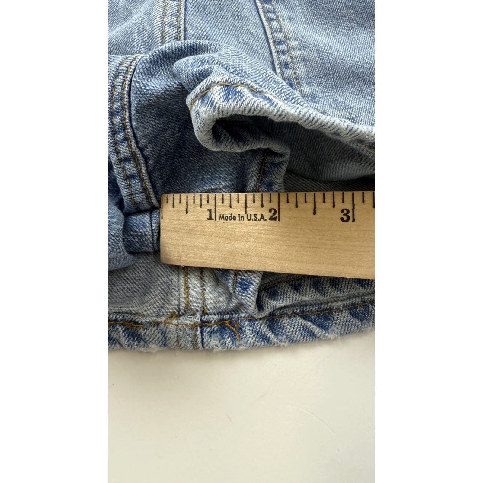 Zara Zara Shorts Womens 2 Blue Denim High Rise Raw Hem Distressed Casual Jean Size 26" / US 2 / IT 38 - 6 Thumbnail