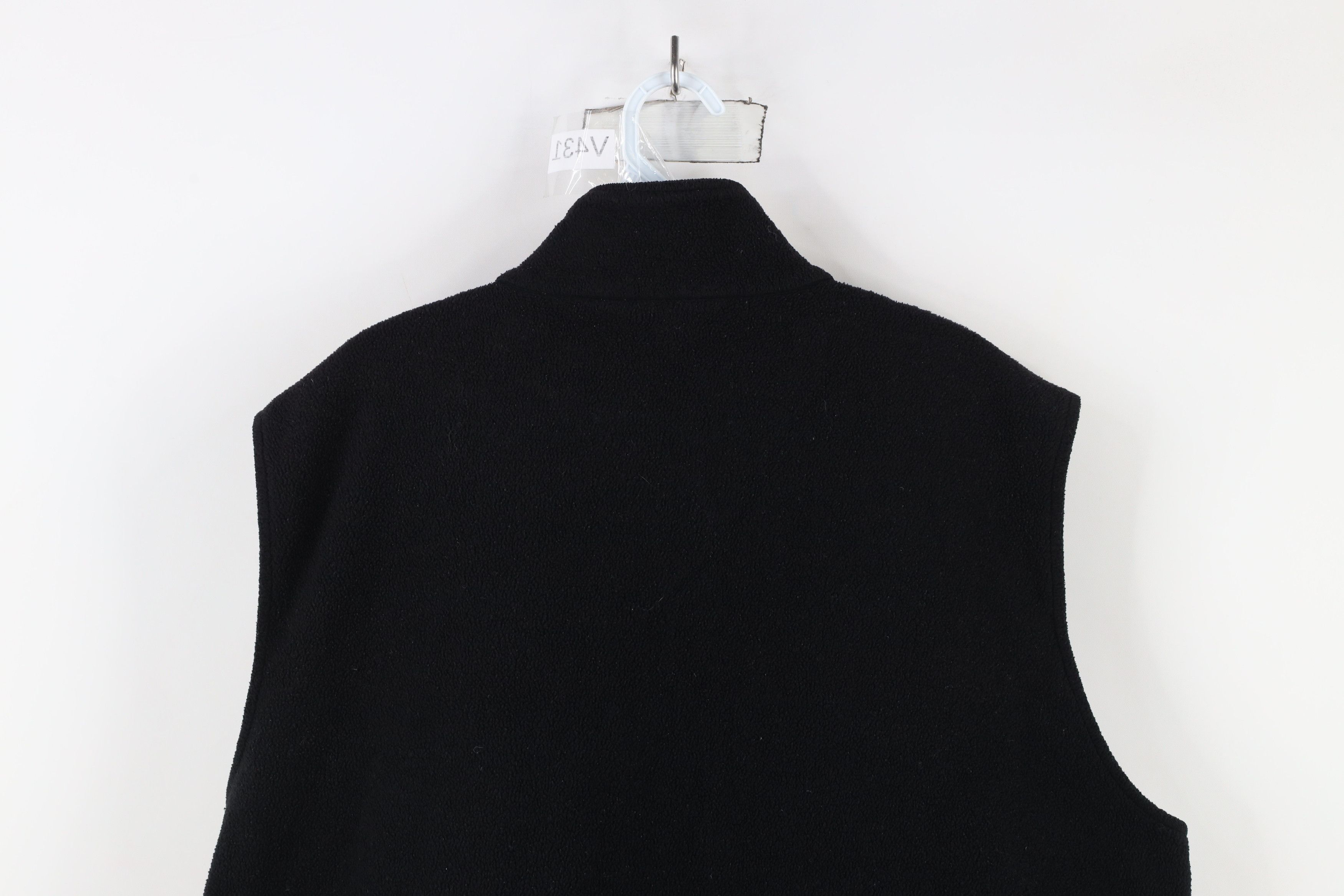 Vintage × Woolrich Woolen Mills Vintage Woolrich Script Full Zip Fleece Vest Jacket Black Size US XL / EU 56 / 4 - 13 Thumbnail