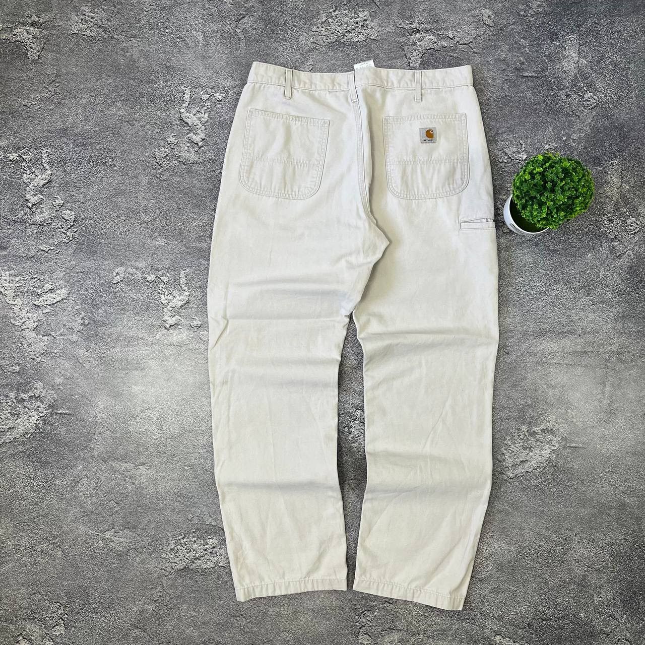Carhartt Vintage 90s Carhartt Relaxed Fit Baggy Work Jeans Cargo Size US 35 - 1 Thumbnail