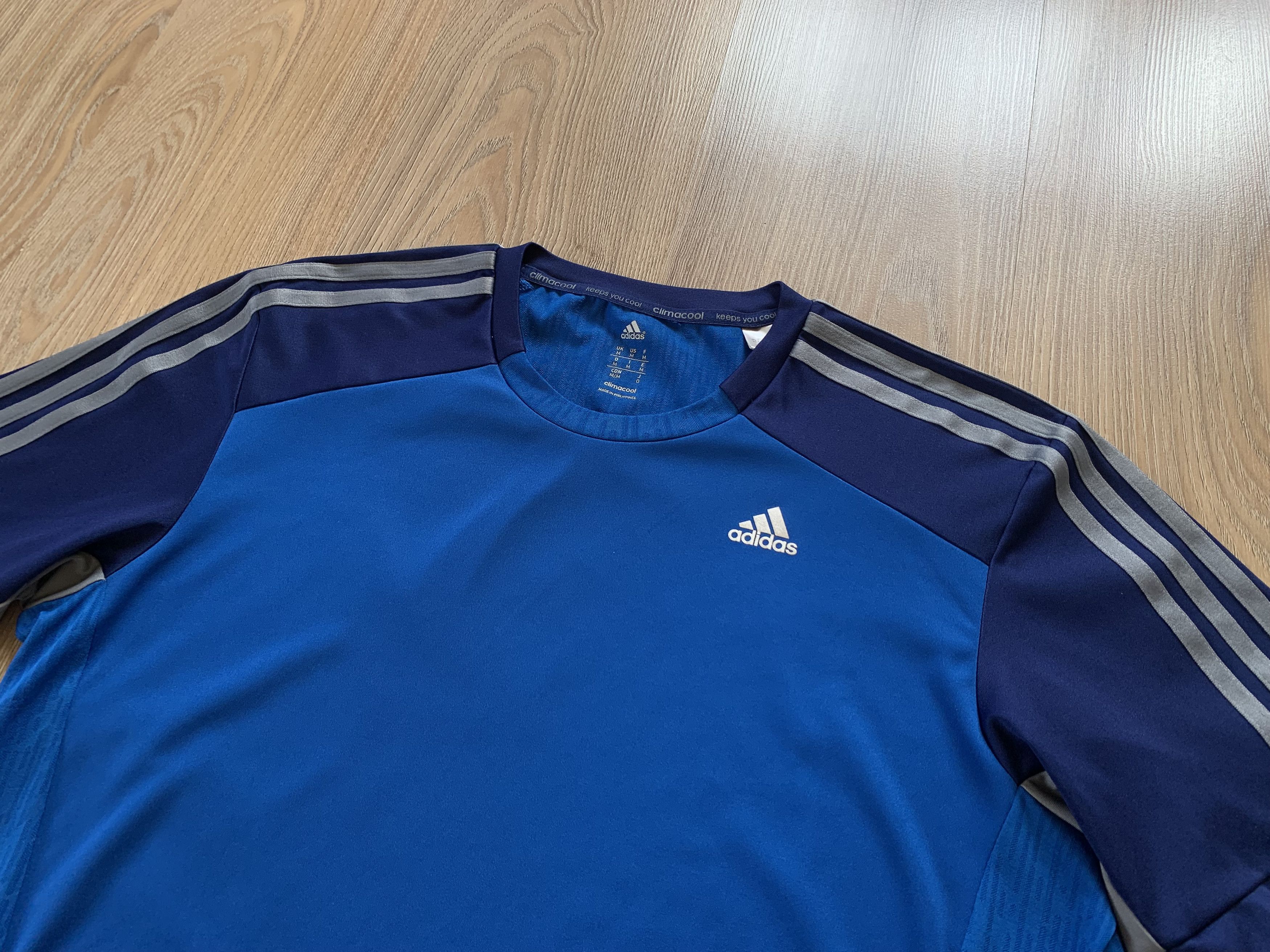 Adidas Adidas Climacool Blue Sport Training T-Shirt Size US M / EU 48-50 / 2 - 4 Thumbnail
