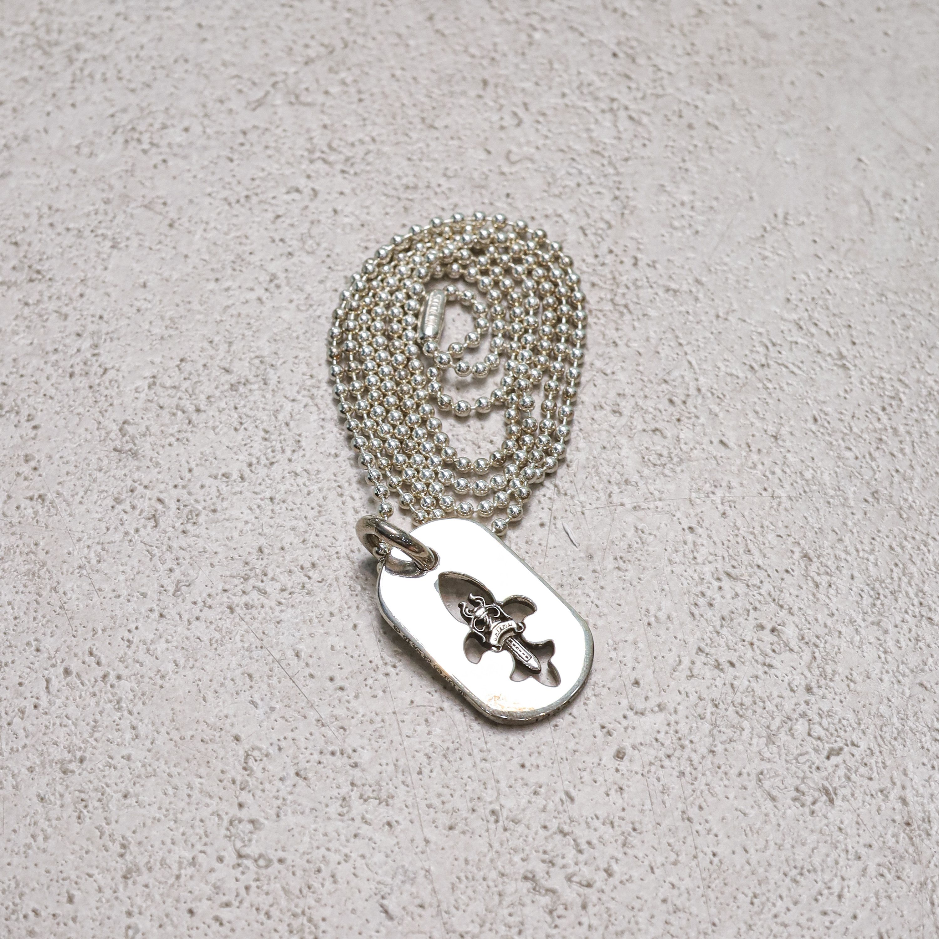 Chrome Hearts CHROME HEARTS Dog Fleur Dagger Necklace SILVER Size ONE SIZE - 12 Thumbnail